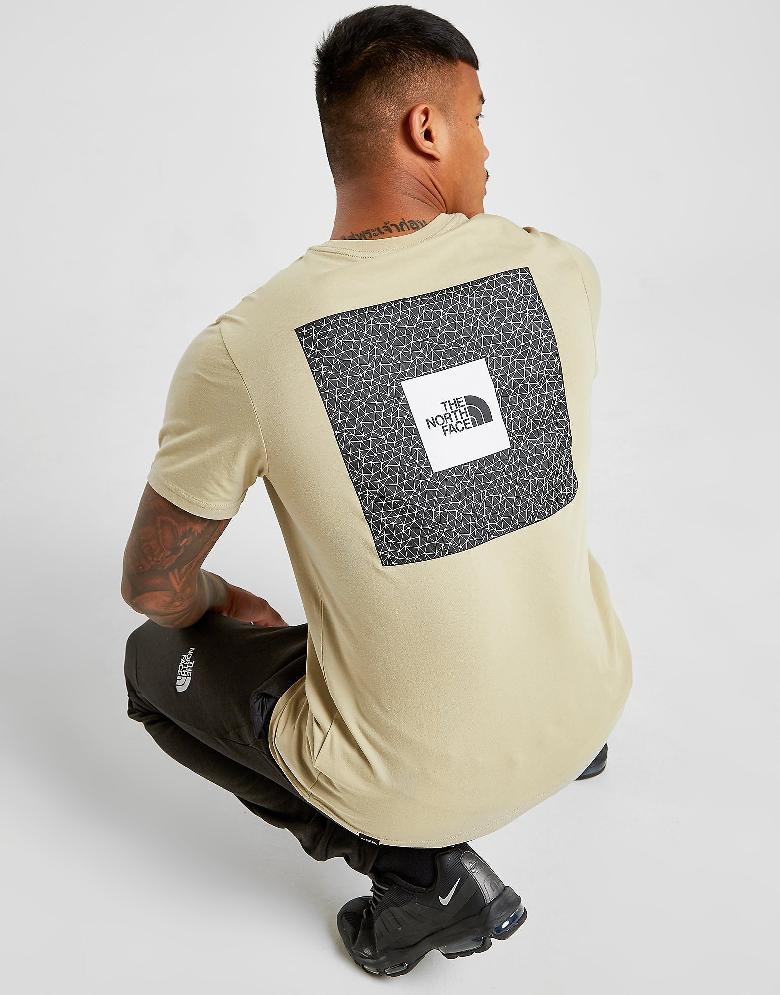 

The North Face Back Reflective Logo T-Shirt - Beige - Mens, Beige