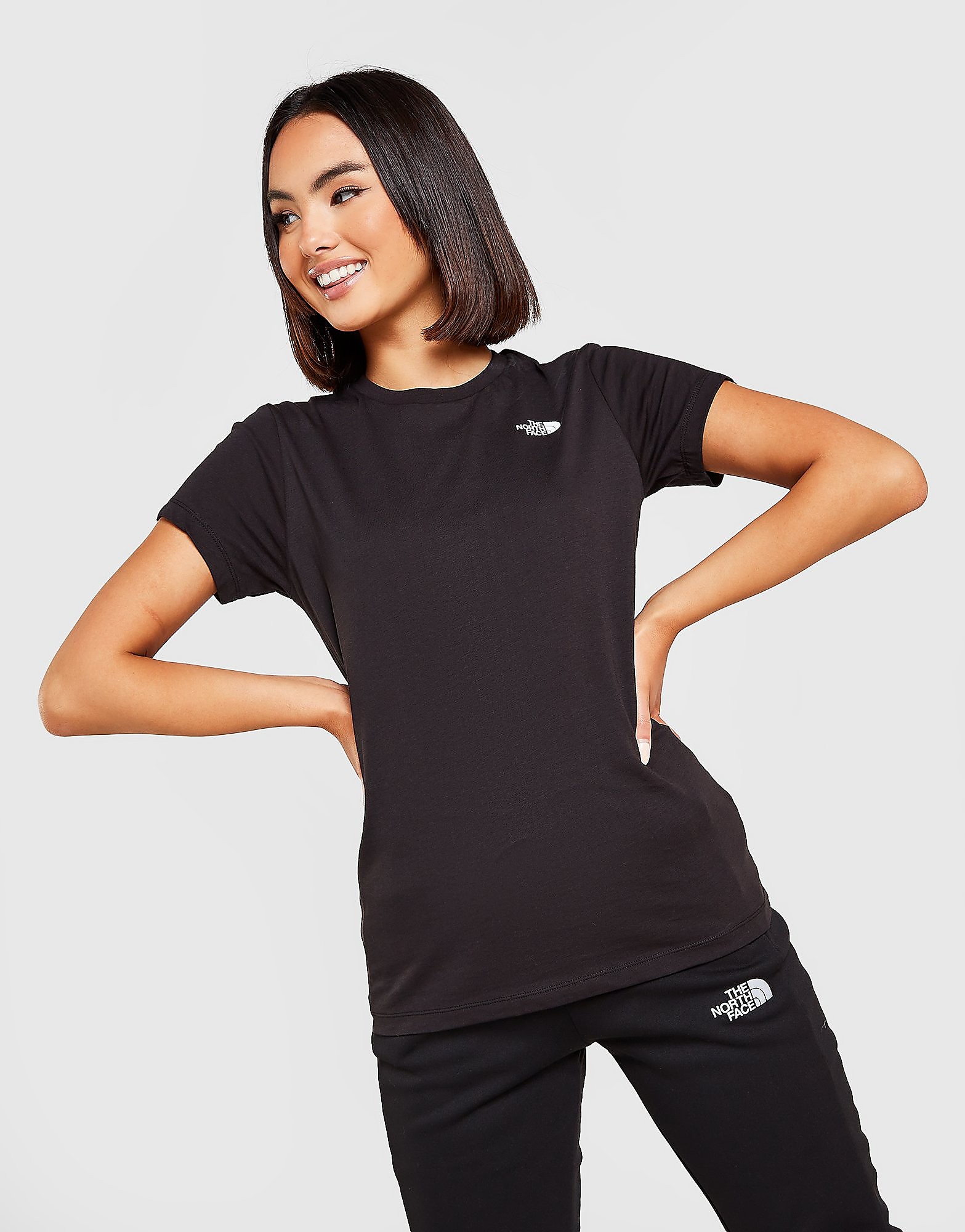 

The North Face Simple Dome T-Shirt Women's - Black/White, Black/White