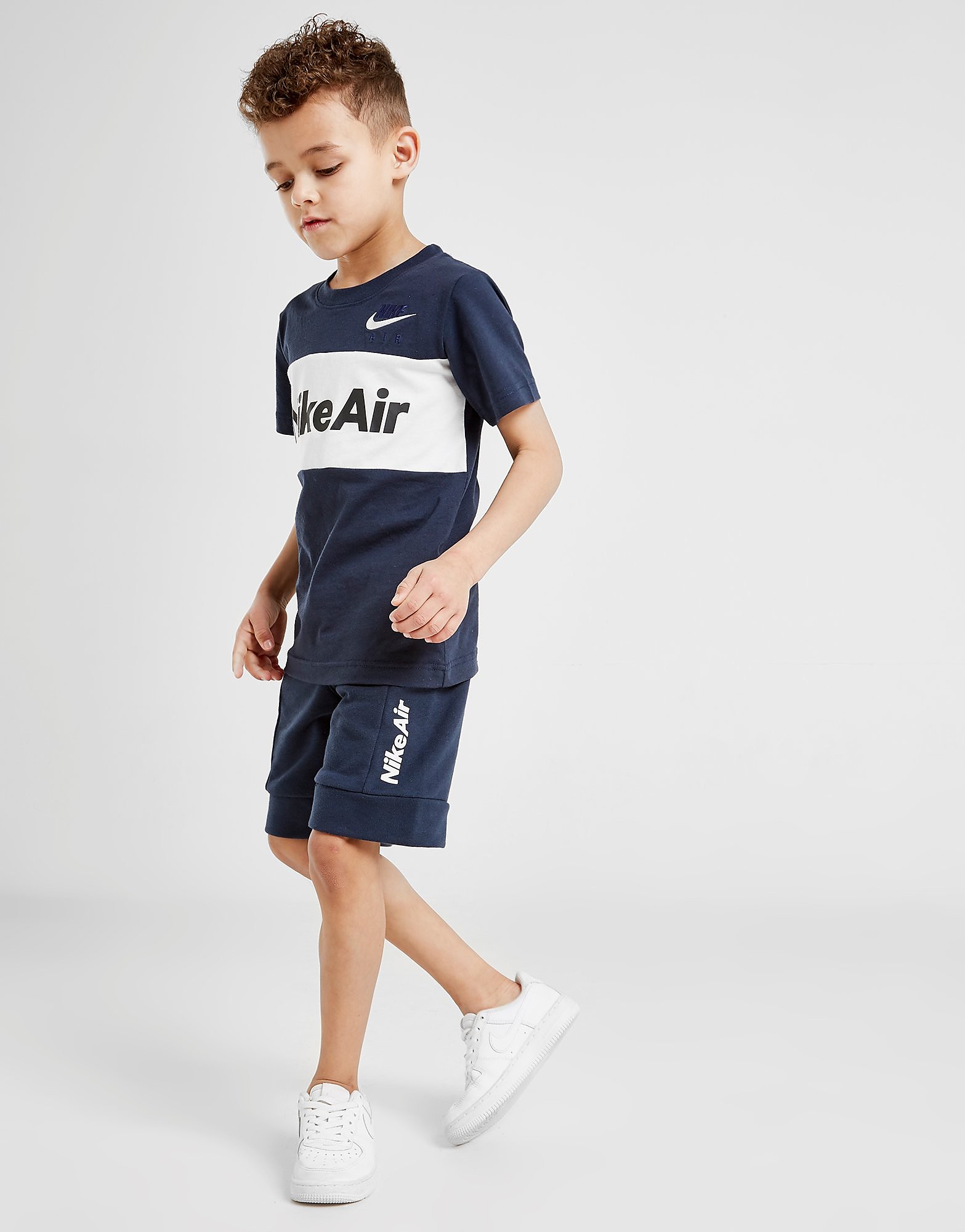 

Nike Air T-Shirt/Shorts Set Children - Only at JD - Blue - Kids, Blue