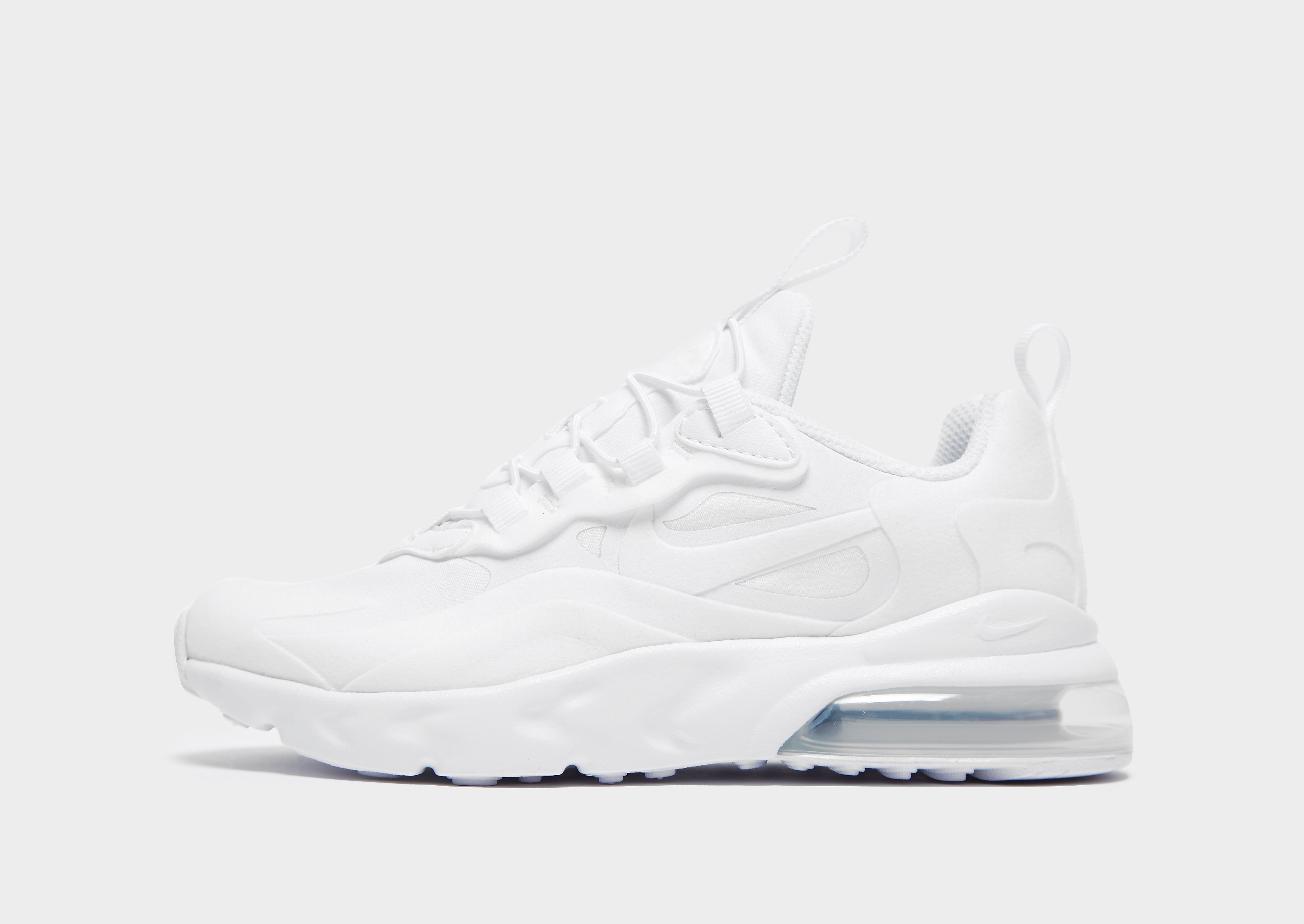 

Nike Air Max 270 React Children - White/Metallic Silver/White/White - Kids, White/Metallic Silver/White/White