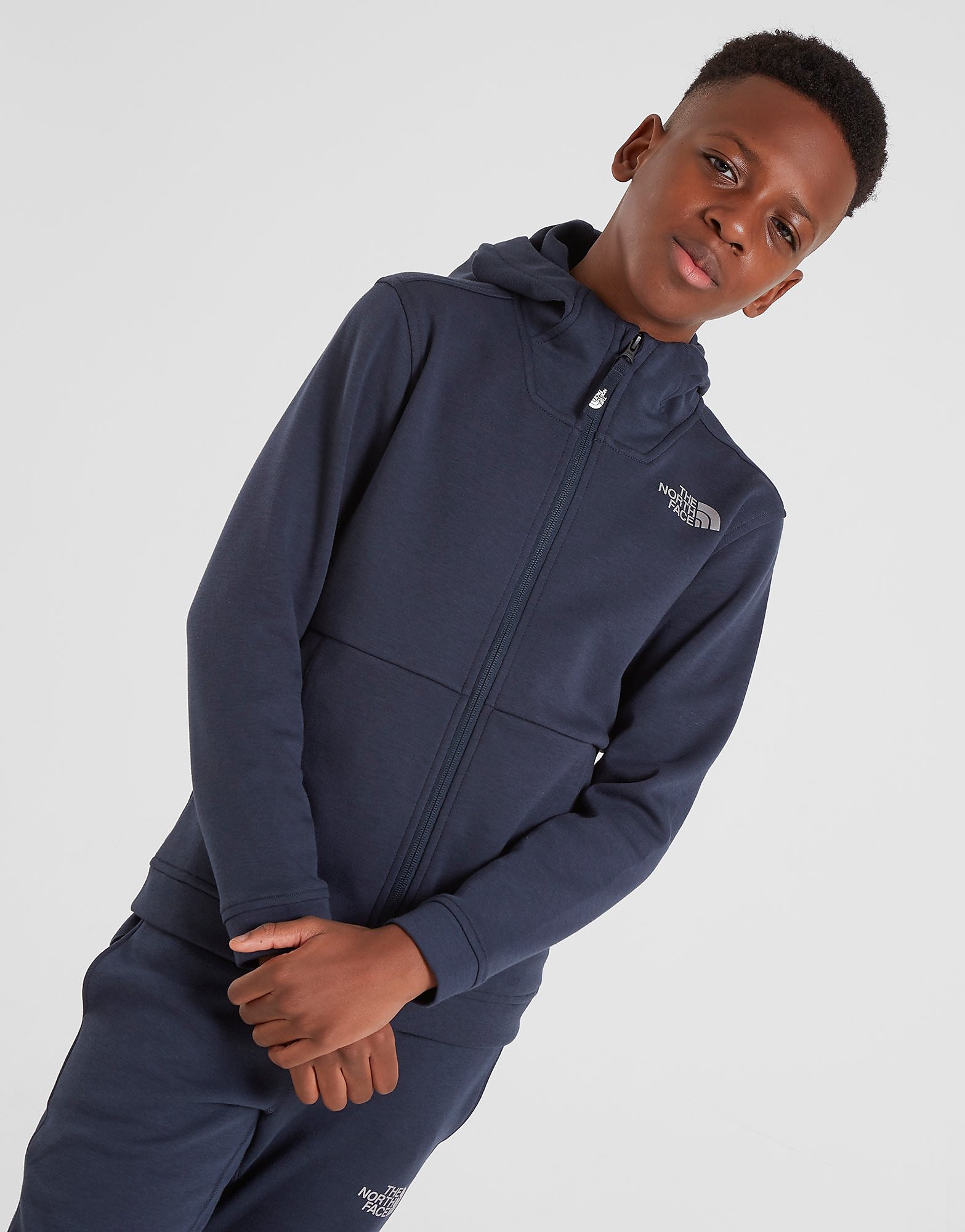 

The North Face Slacker Fleece Full Zip Hoodie Junior - Blue - Kids, Blue