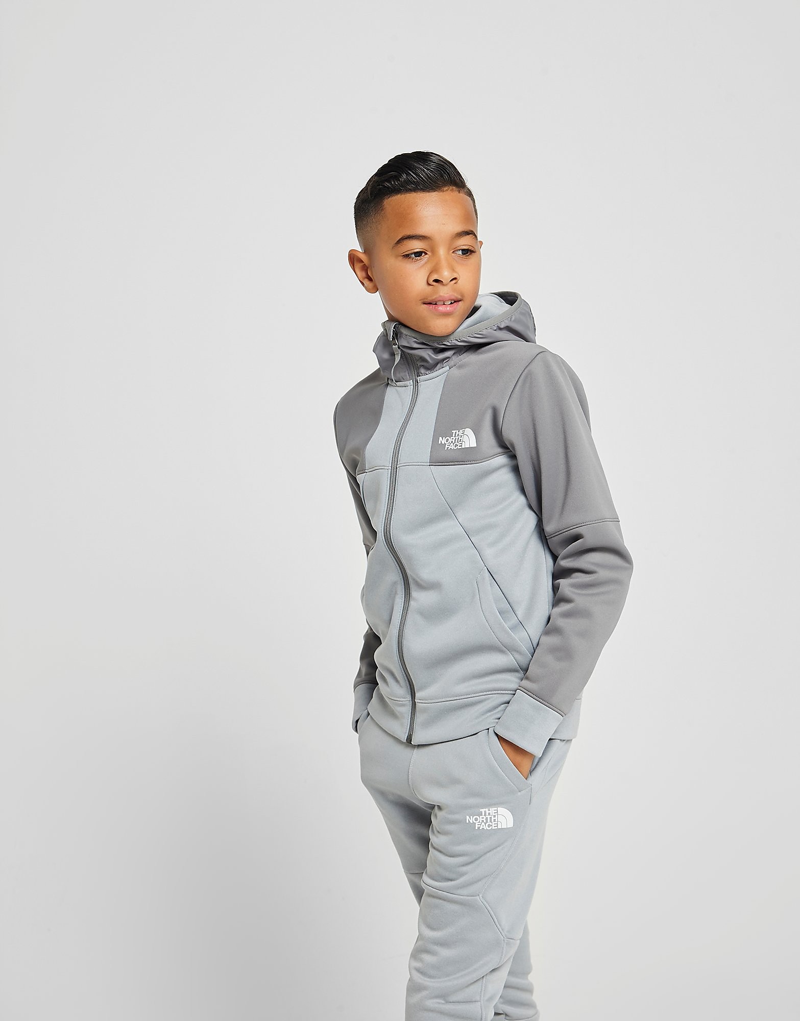 

The North Face Mittelegi Full Zip Hoodie Junior - Only at JD - Grey - Kids, Grey
