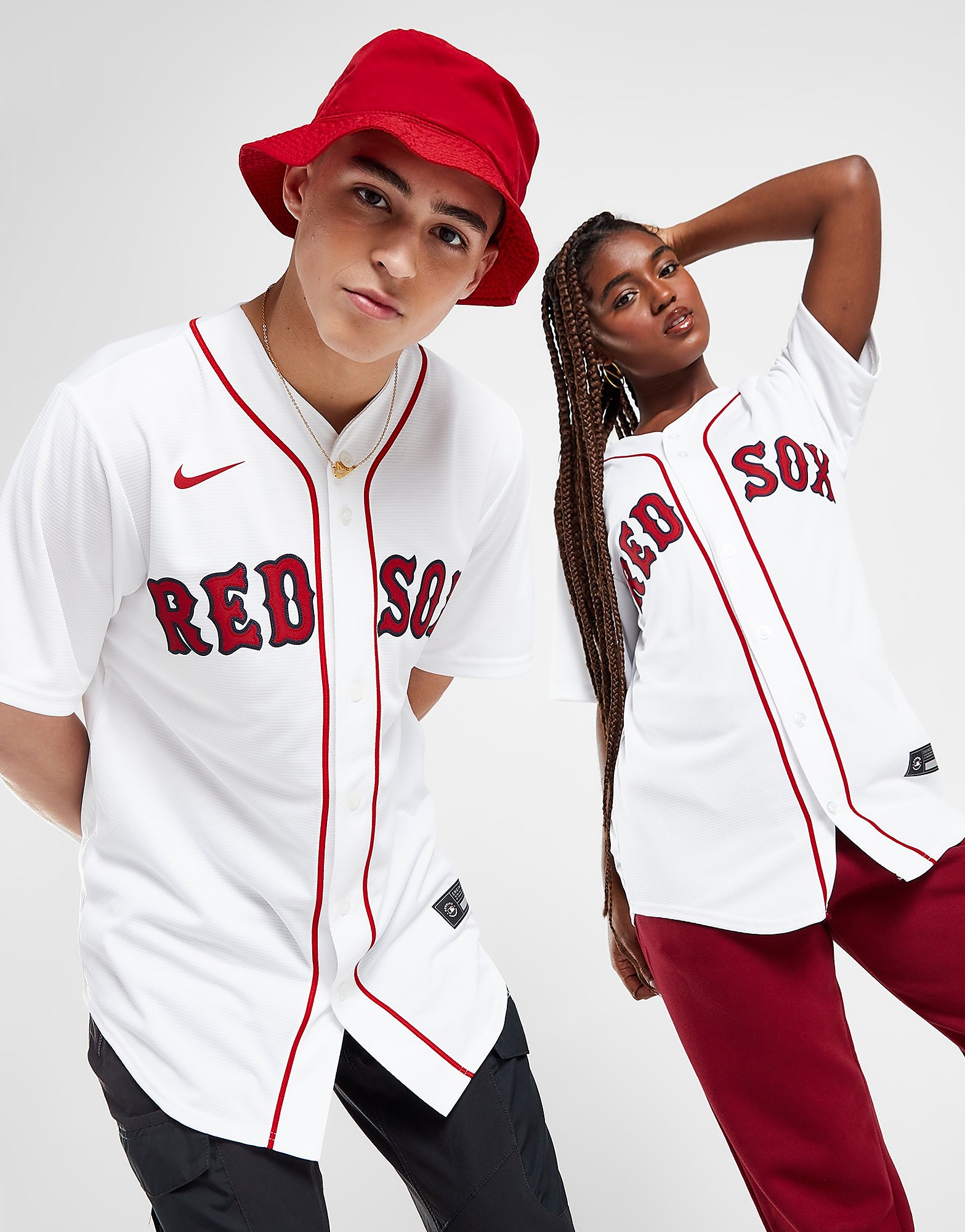 

Nike MLB Boston Red Sox Home Jersey Men's - WHITE/Red, WHITE/Red