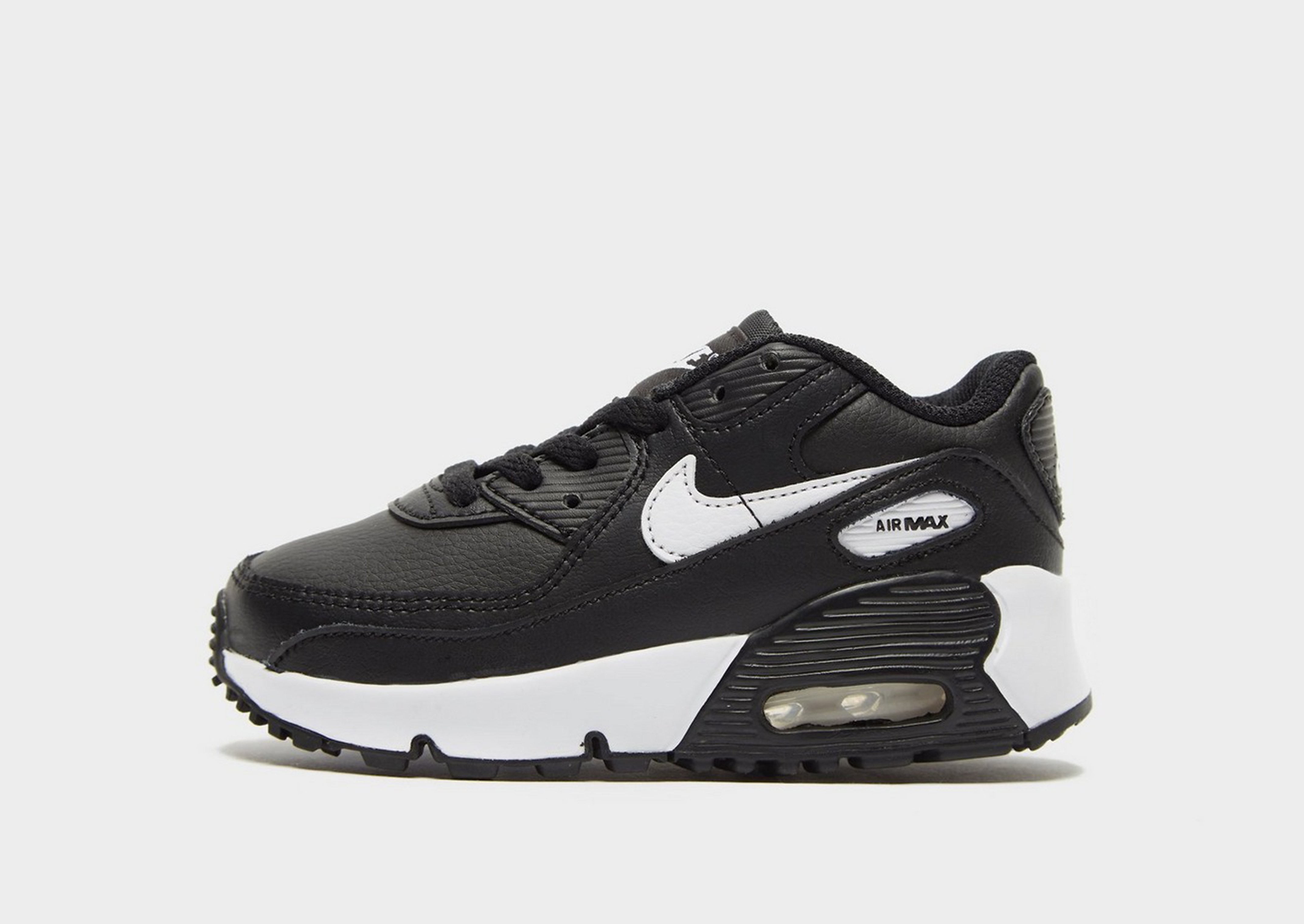 

Nike Air Max 90 Leather Infant - Black/Black/White/White - Kids, Black/Black/White/White