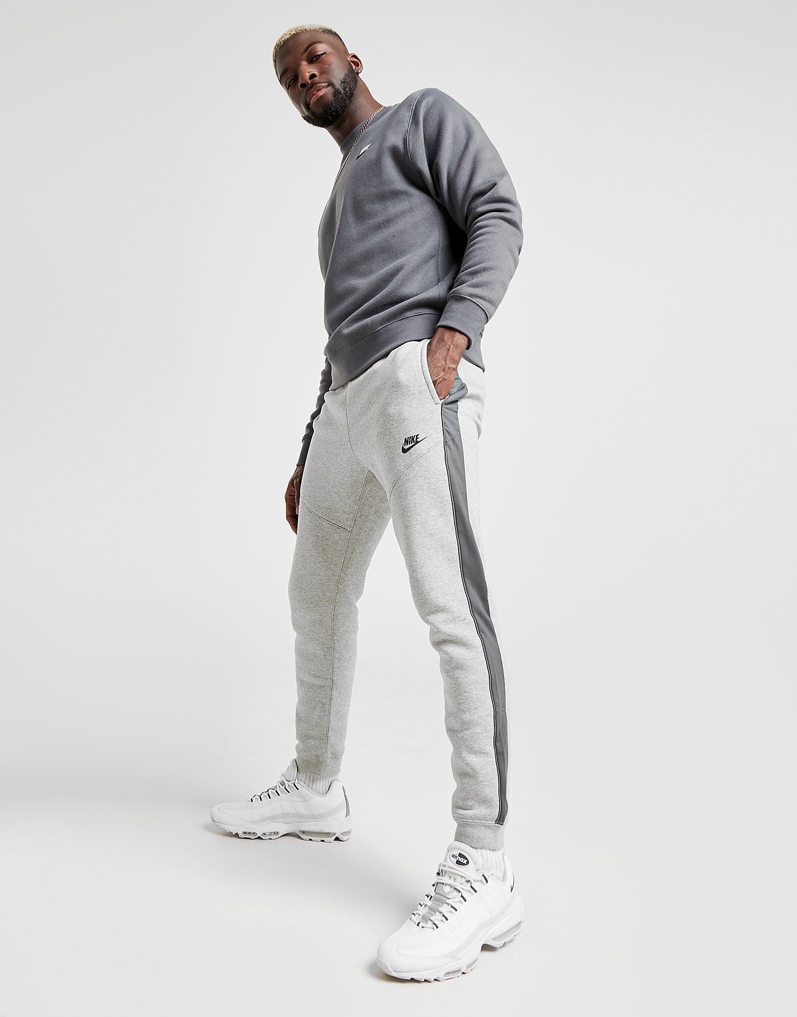 

Nike Hybrid Joggers - Only at JD - Dark Grey Heather/Iron Grey/Iron Grey/Black - Mens, Dark Grey Heather/Iron Grey/Iron Grey/Black