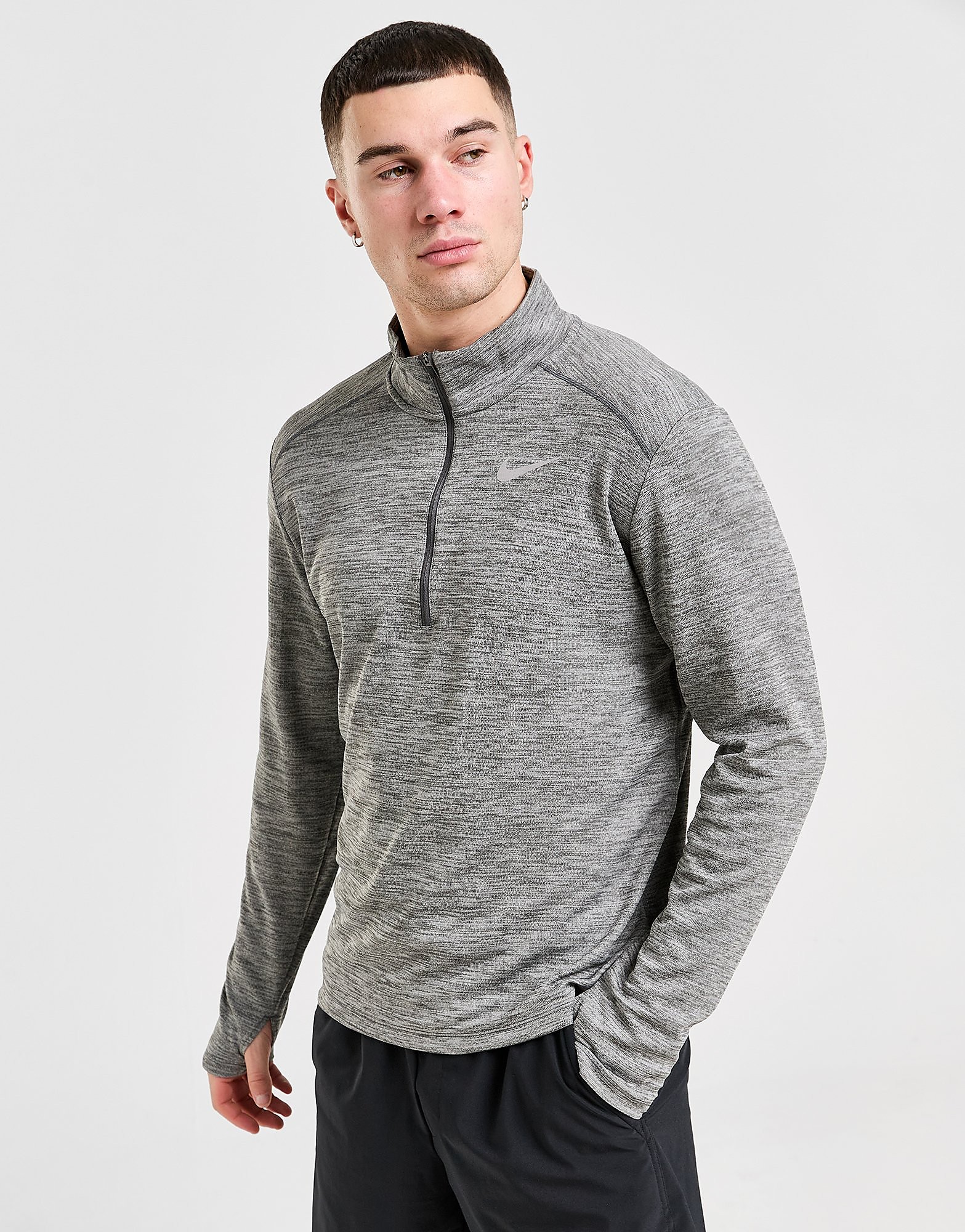 

Nike Pacer Hybrid 1/2 Zip Track Top - Iron Grey/Grey Fog - Mens, Iron Grey/Grey Fog