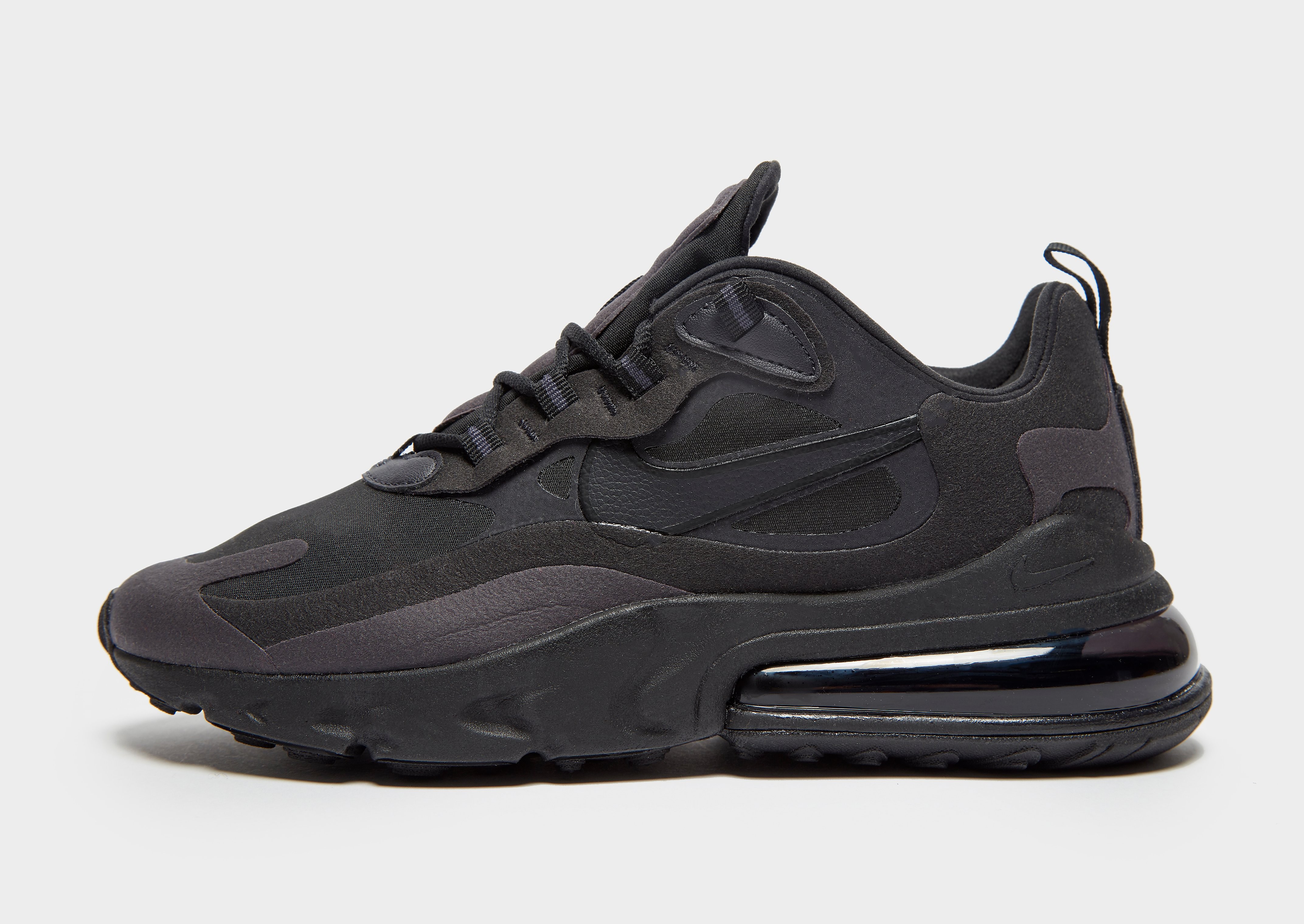 

Nike Air Max 270 React Women's - Black/Oil Grey/Black/Oil Grey, Black/Oil Grey/Black/Oil Grey