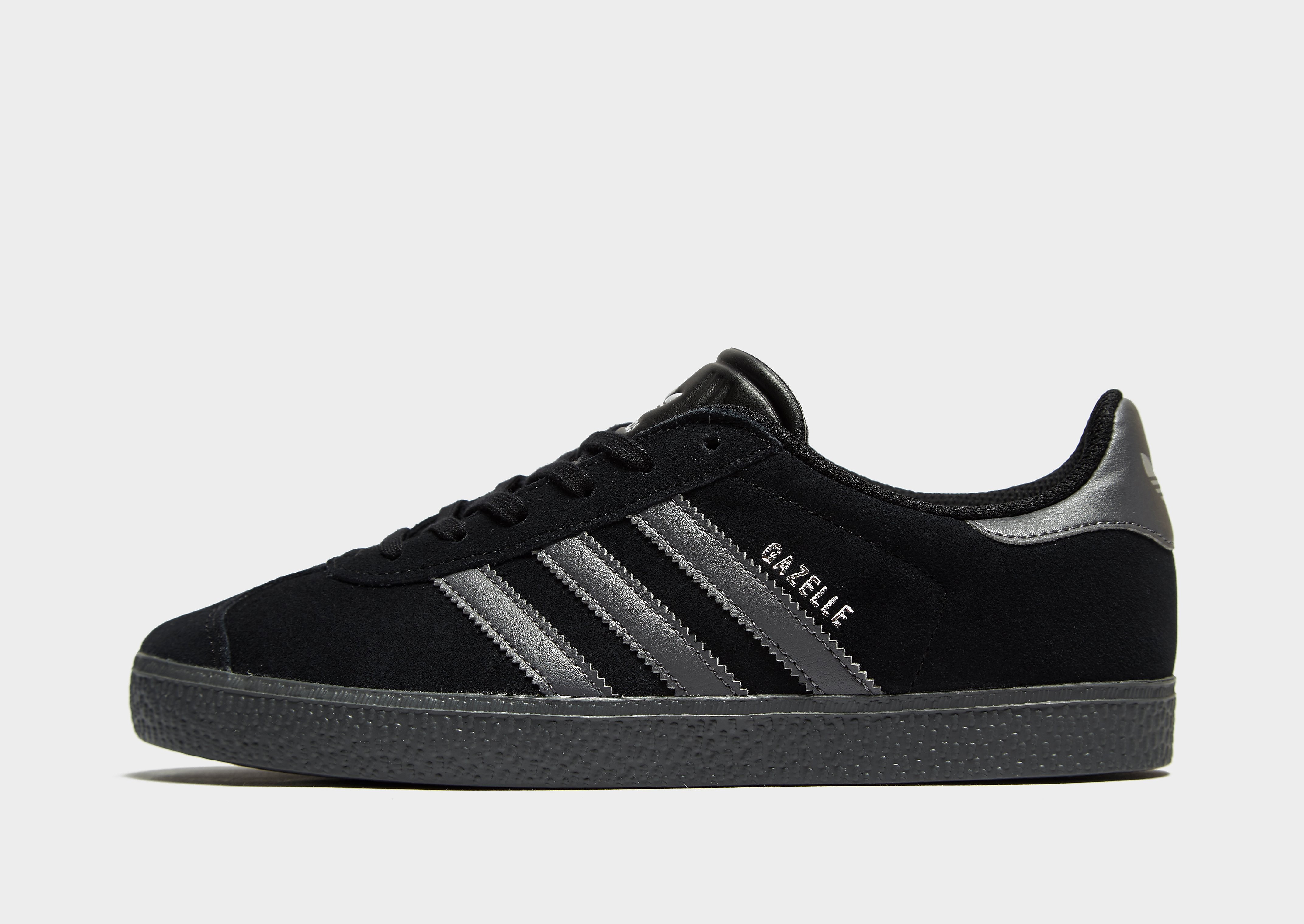 

adidas Originals Gazelle Junior - Only at JD - Black/Grey - Kids, Black/Grey