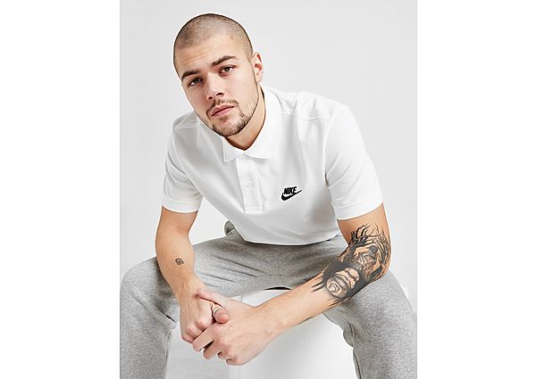 Nike Polo Foundation Homme - White, White