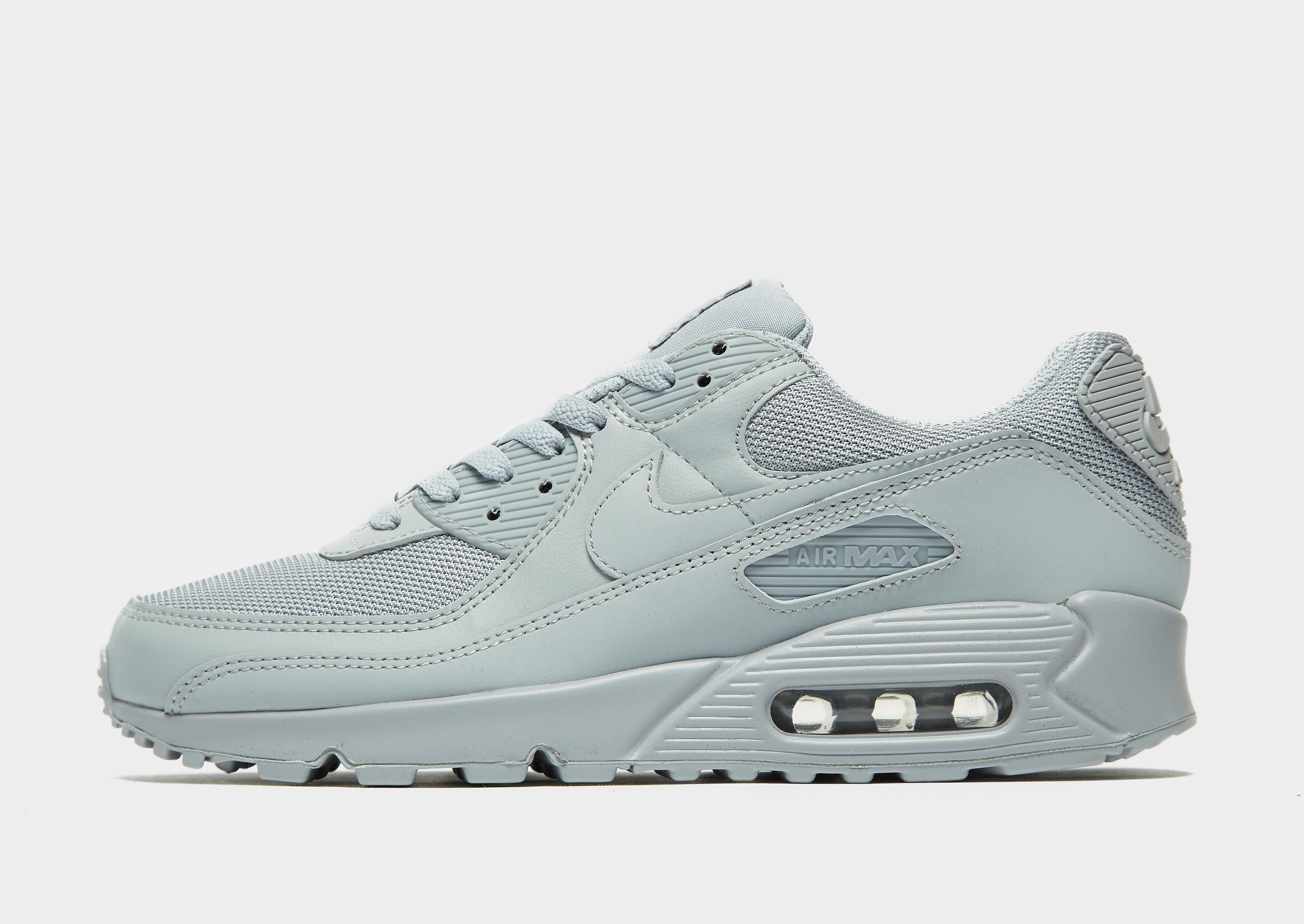 Nike Air Max 90 - Wolf Grey/Black/White/Black - Mens, Wolf Grey/Black/White/Black