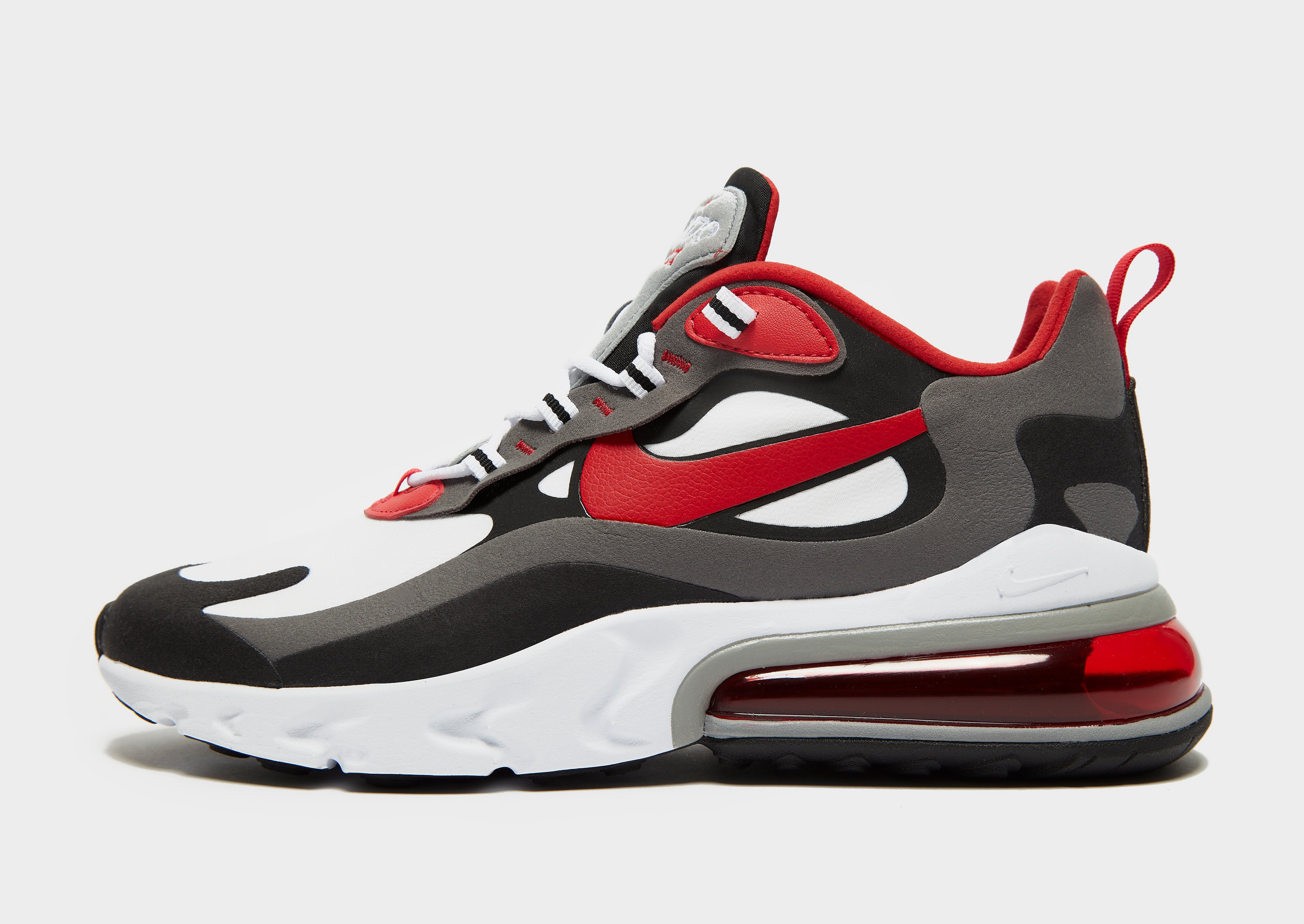 

Nike Air Max 270 React - Black/White/Iron Grey/University Red/Multi - Mens, Black/White/Iron Grey/University Red/Multi