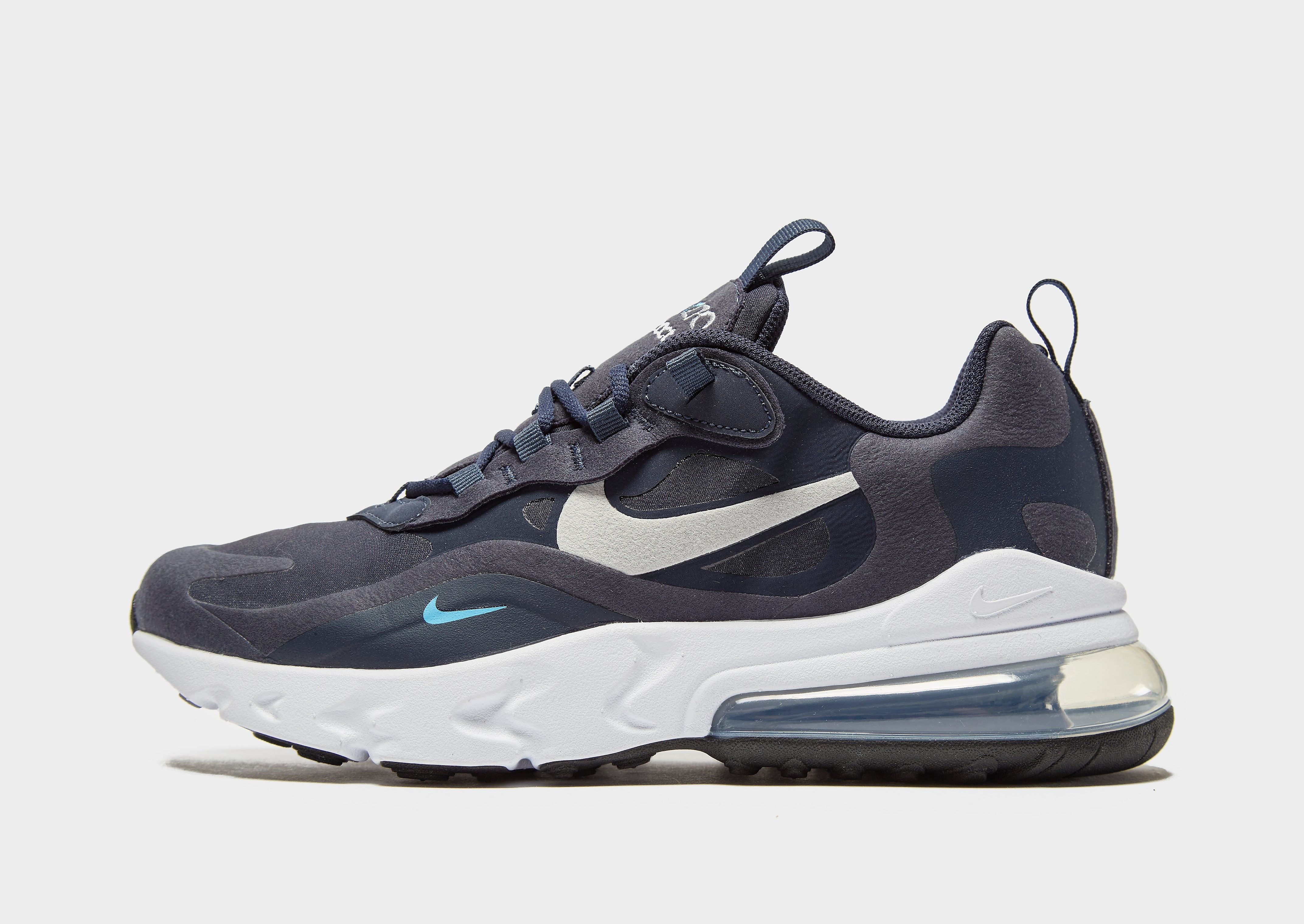 

Nike Air Max 270 React Junior - Only at JD - Obsidian/Blue Fury/White/Light Smoke Grey - Kids, Obsidian/Blue Fury/White/Light Smoke Grey