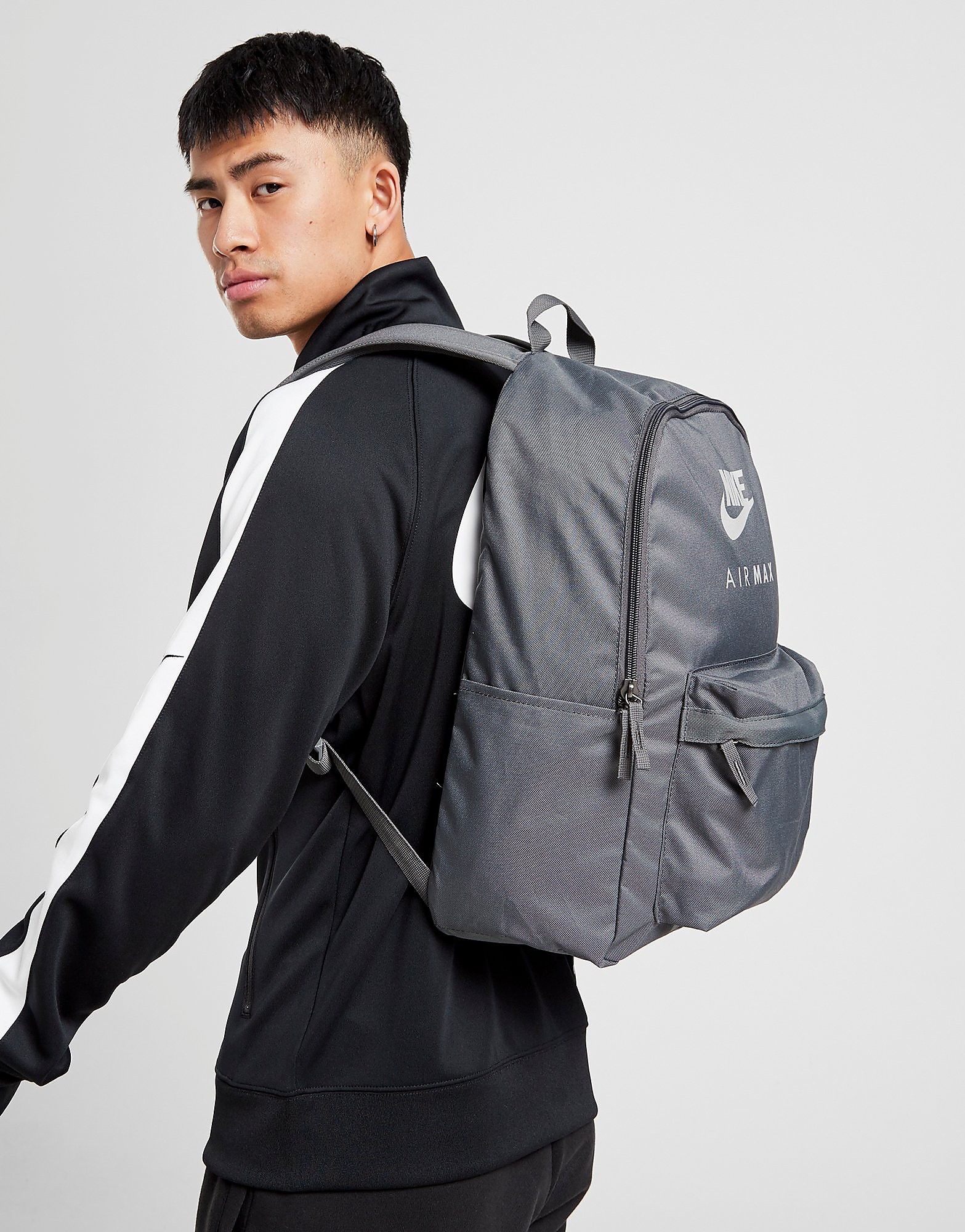 Nike Air Max Logo Backpack - Only at JD - Iron Grey/Iron Grey - Womens, Iron Grey/Iron Grey