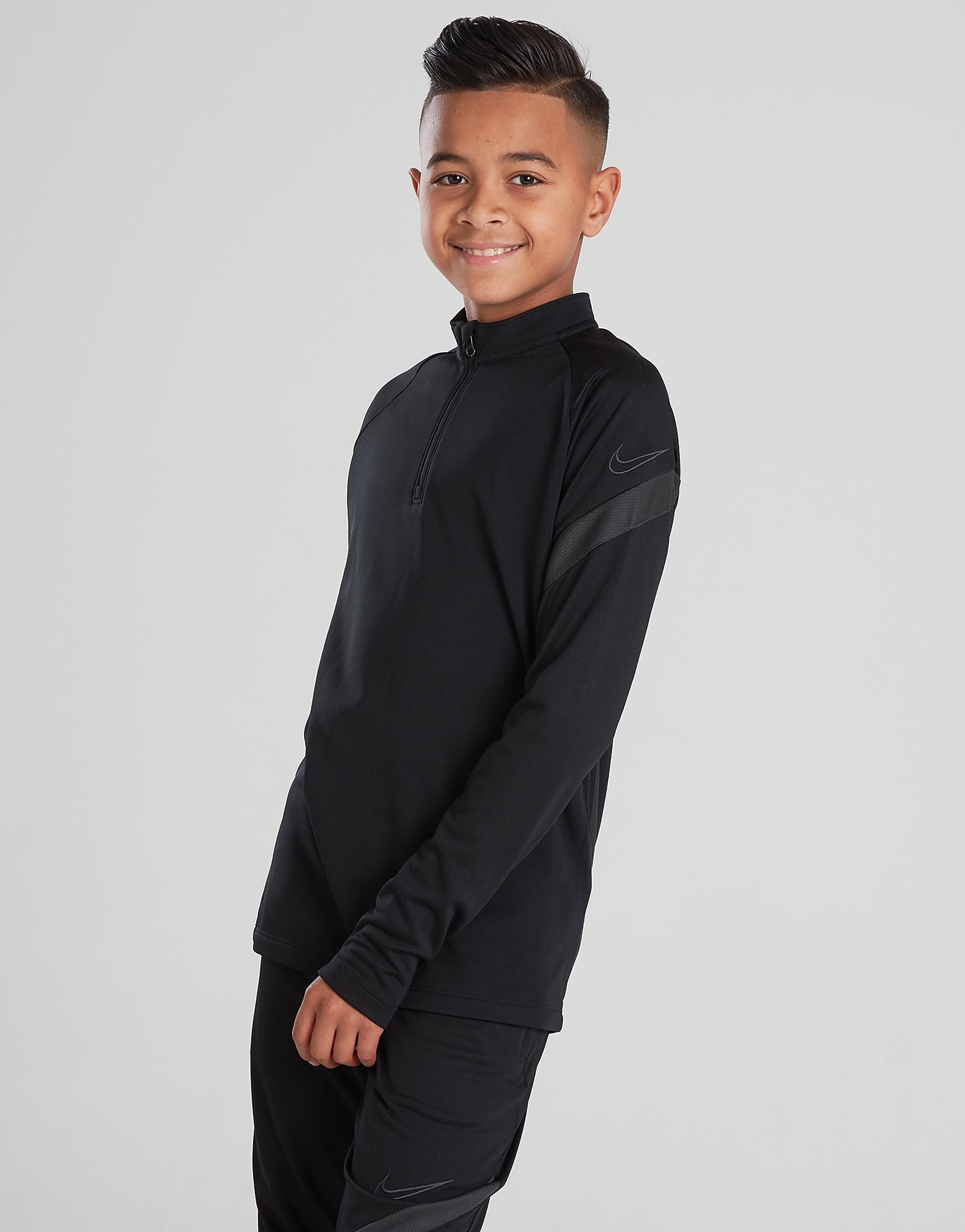 

Nike Academy Pro 1/4 Zip Track Top Junior - Black/Black/Anthracite/Anthracite - Kids, Black/Black/Anthracite/Anthracite