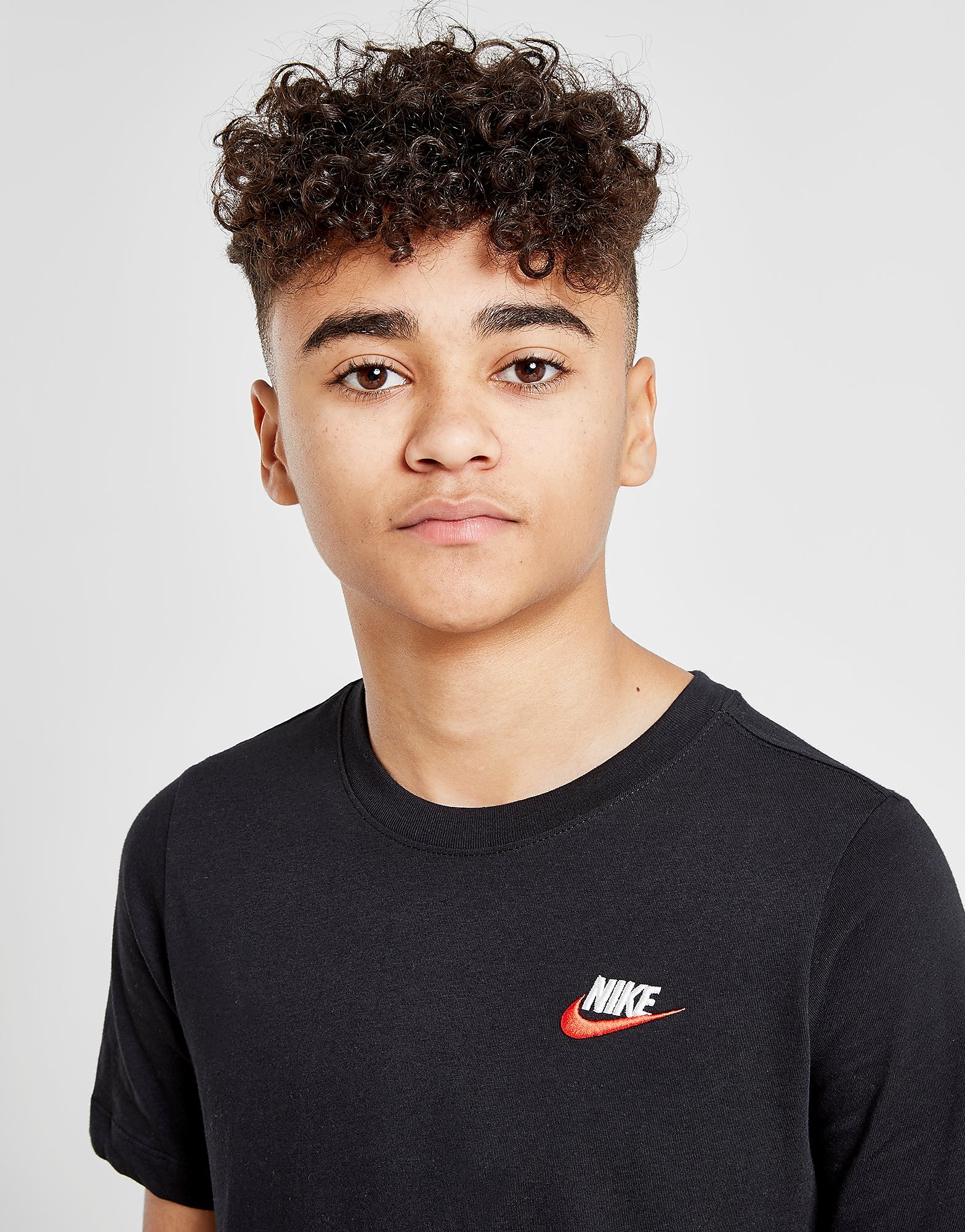 

Nike Small Logo T-Shirt Junior - Black/University Red/White/Red - Kids, Black/University Red/White/Red