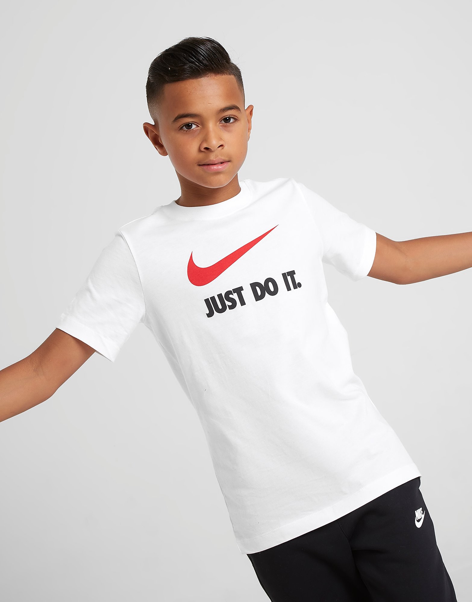 

Nike Just Do It T-Shirt Junior - White/University Red - Kids, White/University Red