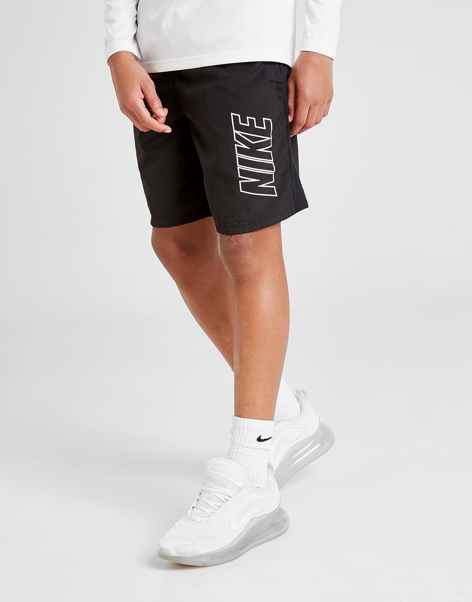 

Nike Woven Shorts Junior - Black/Black/White - Kids, Black/Black/White