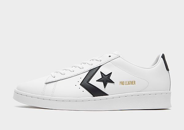 Converse Baskets Pro Leather Homme - White/Black, White/Black