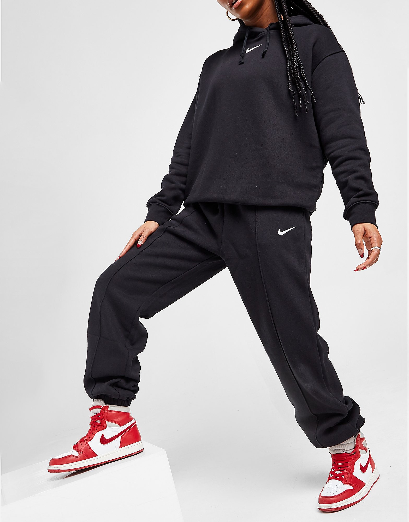 

Nike Sportswear Essential Fleece Pants Women's - Black/White, Black/White