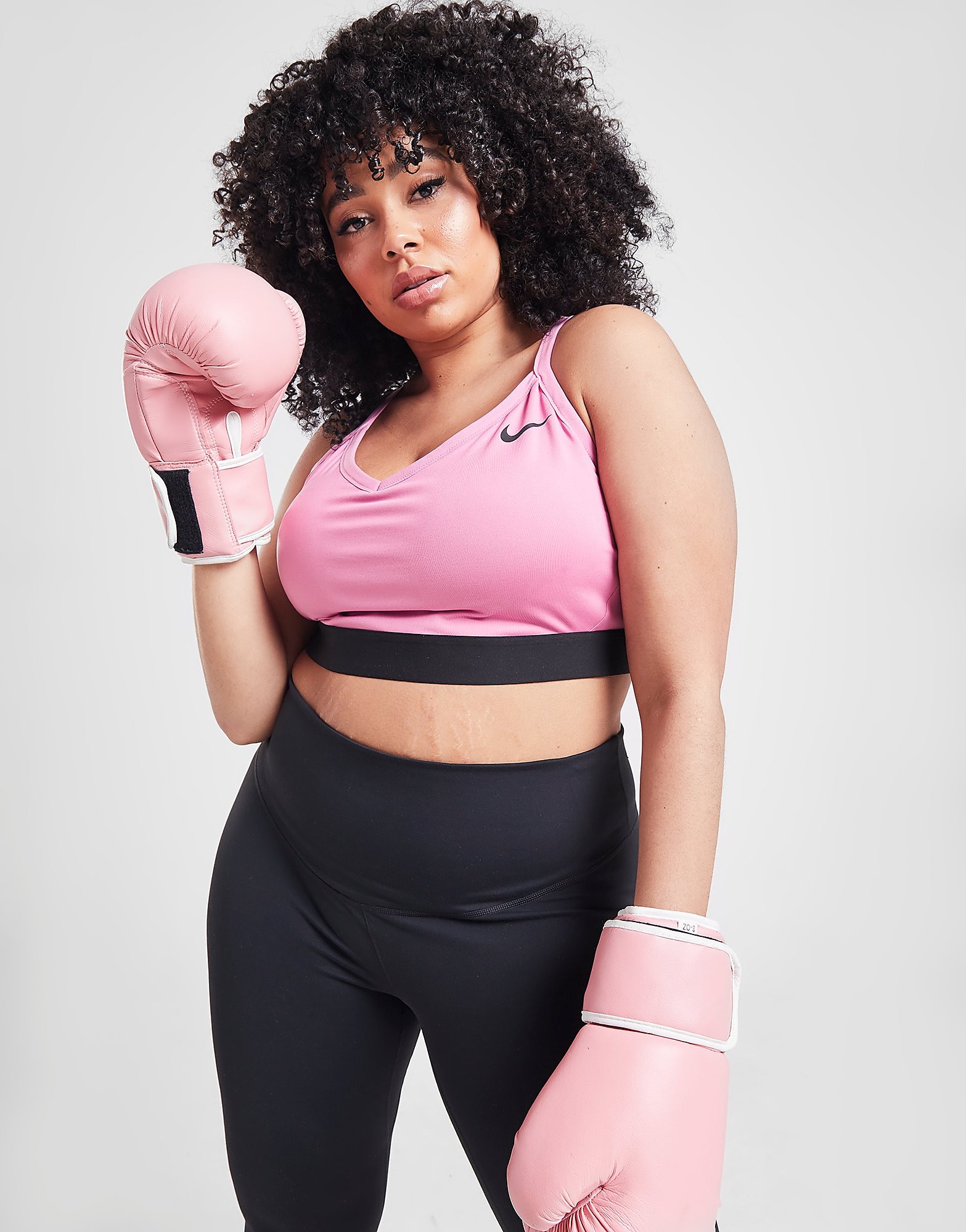 

Nike Training Indy Plus Size Bra Women's - Magic Flamingo/Black/Black, Magic Flamingo/Black/Black