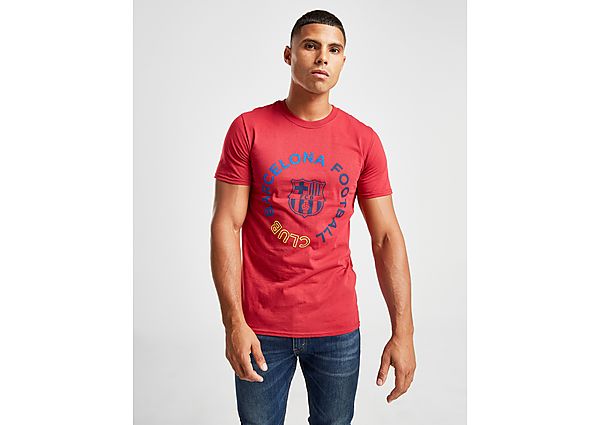 Official Team T-Shirt FC Barcelona Circle Homme - Red/Blue/Yellow, Red/Blue/Yellow