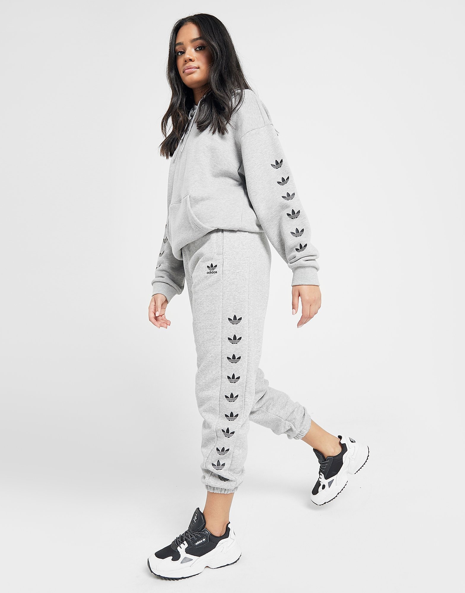 

adidas Originals Repeat Trefoil Fleece Joggers - Only at JD - BLACK/Black - Womens, BLACK/Black