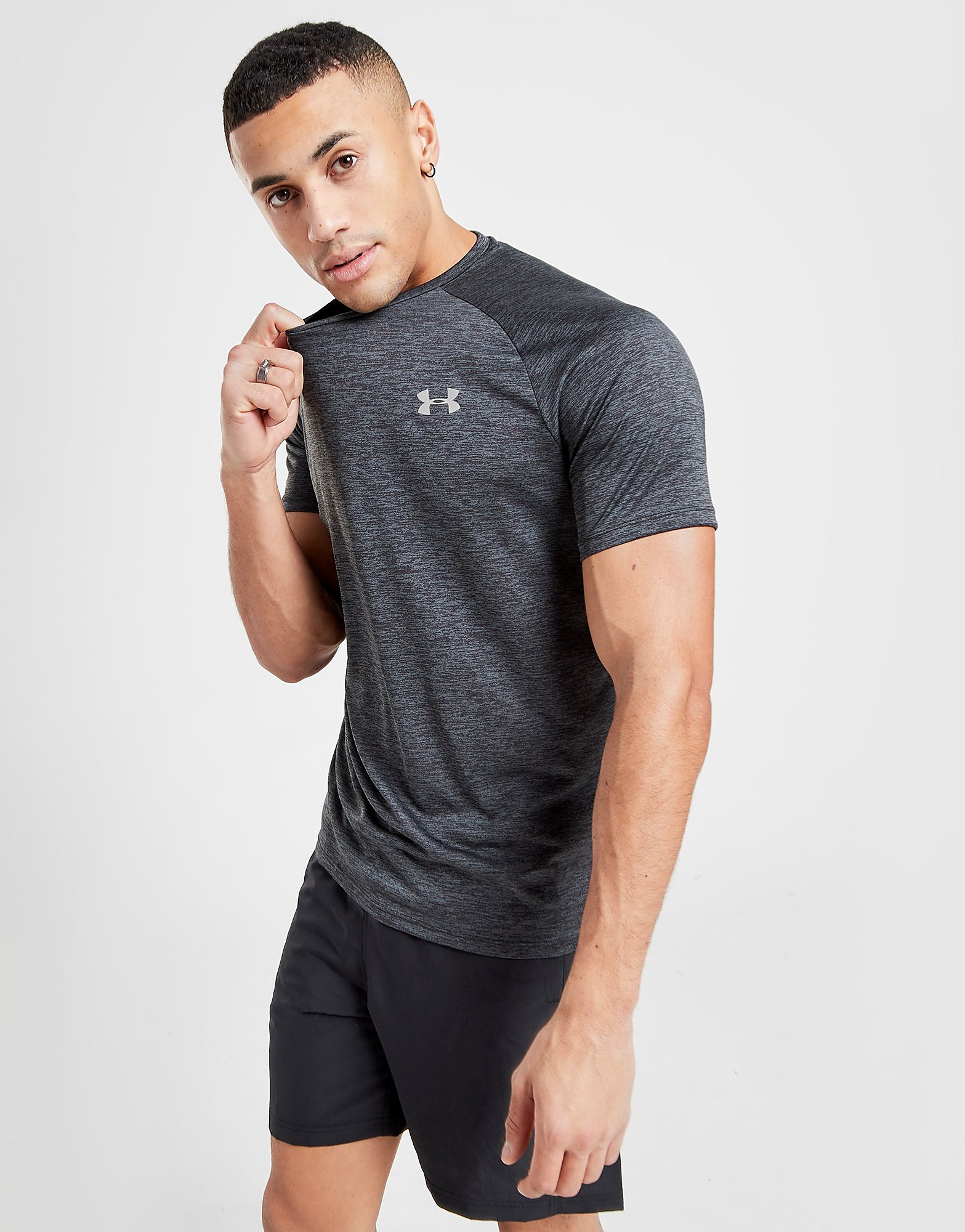 

Under Armour Tech Wordmark T-Shirt Men's - Only at JD - Grey, Grey