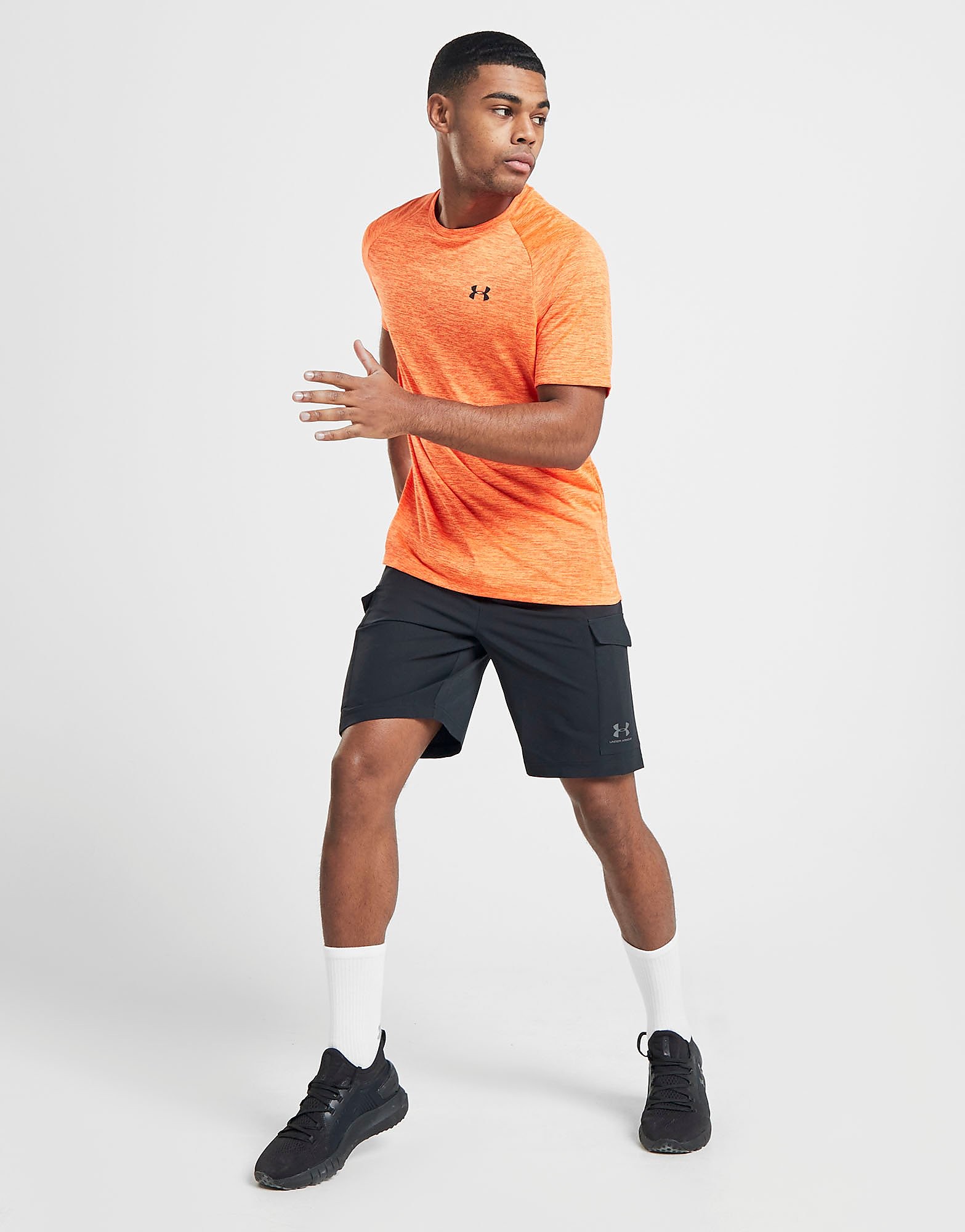 

Under Armour Woven Cargo Shorts - Only at JD - Black - Mens, Black