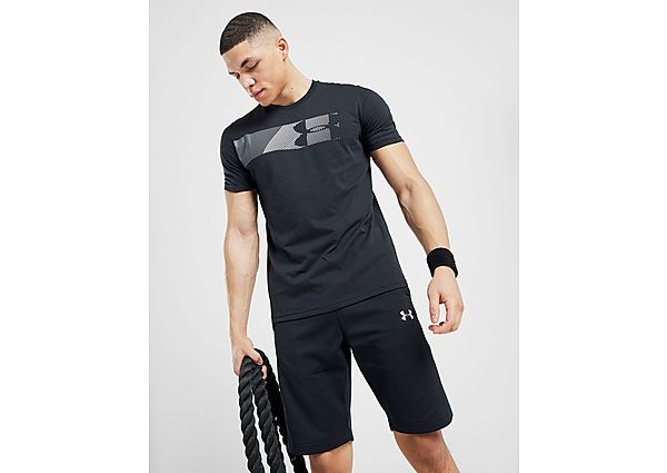 Under Armour T-shirt Fast Cotton Homme - Black/Grey, Black/Grey