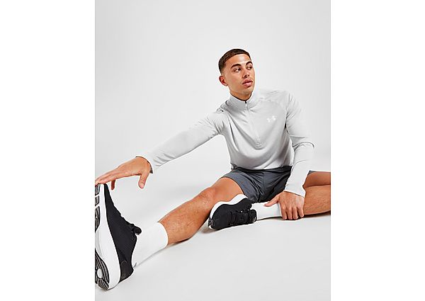 Under Armour Haut de sport Tech 1/4 Zip Homme - Grey, Grey