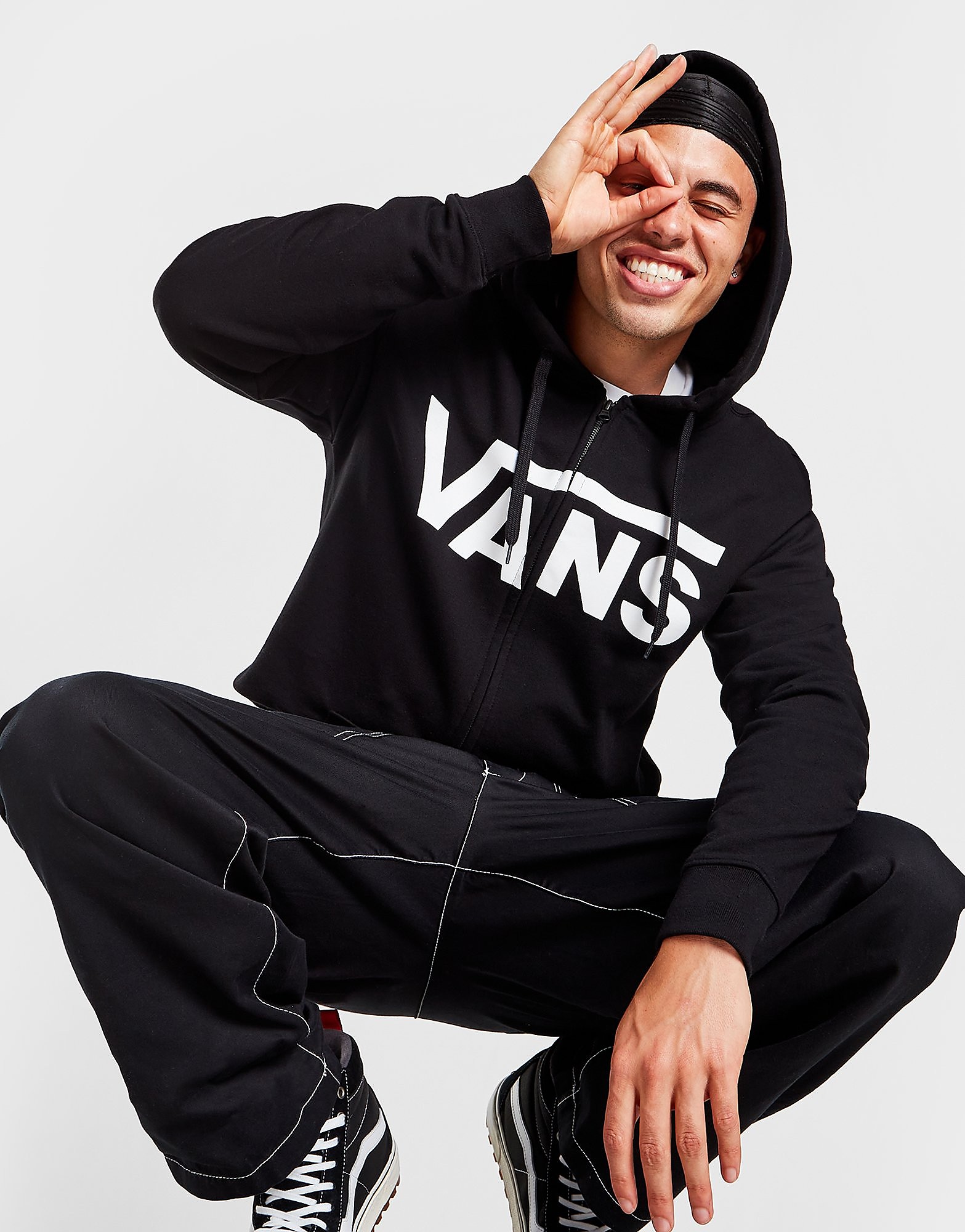 

Vans Zip Through Core Hoodie - Black - Mens, Black