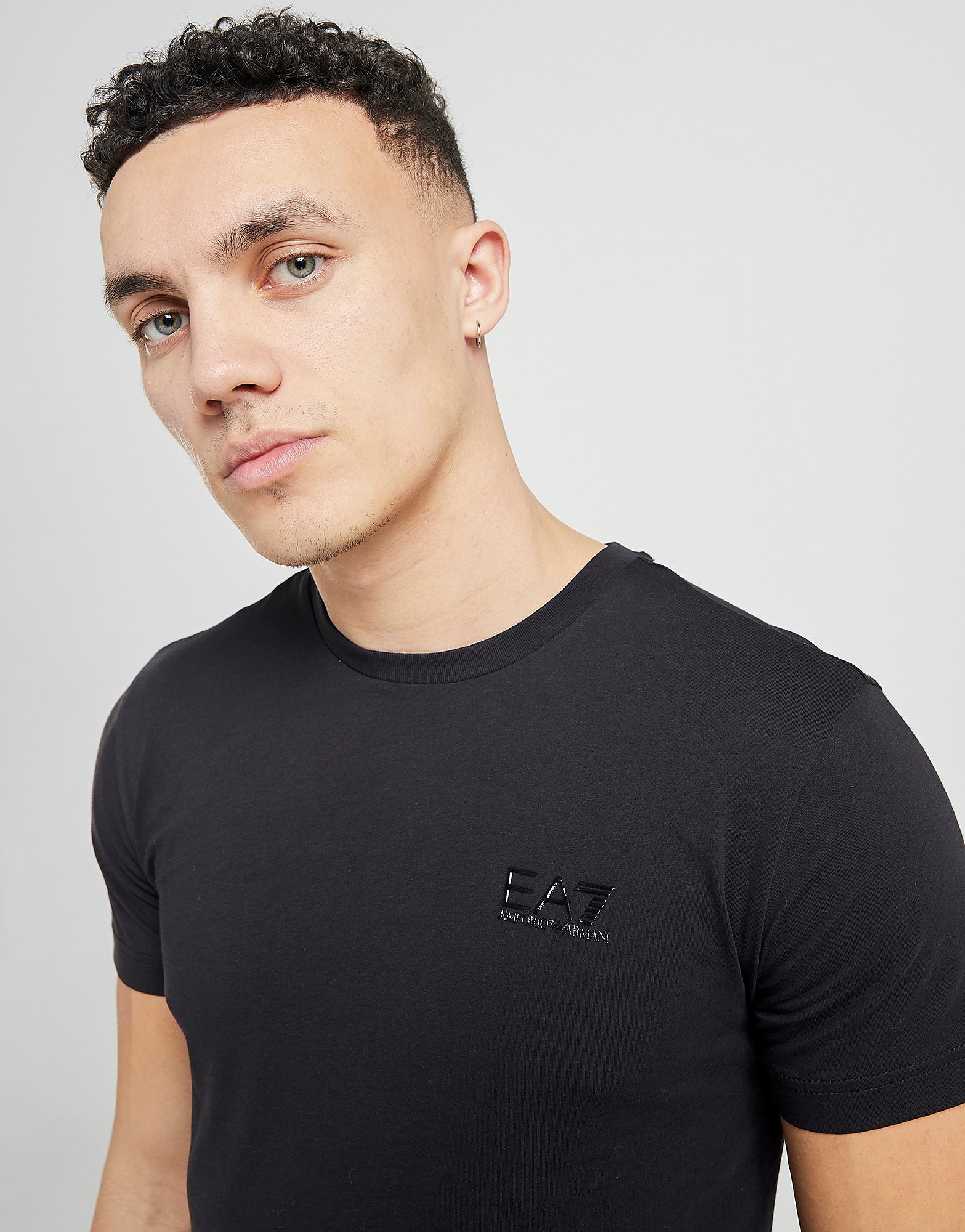 Emporio Armani EA7 Core Short Sleeve T-Shirt - Only at JD - BLACK - Mens, BLACK