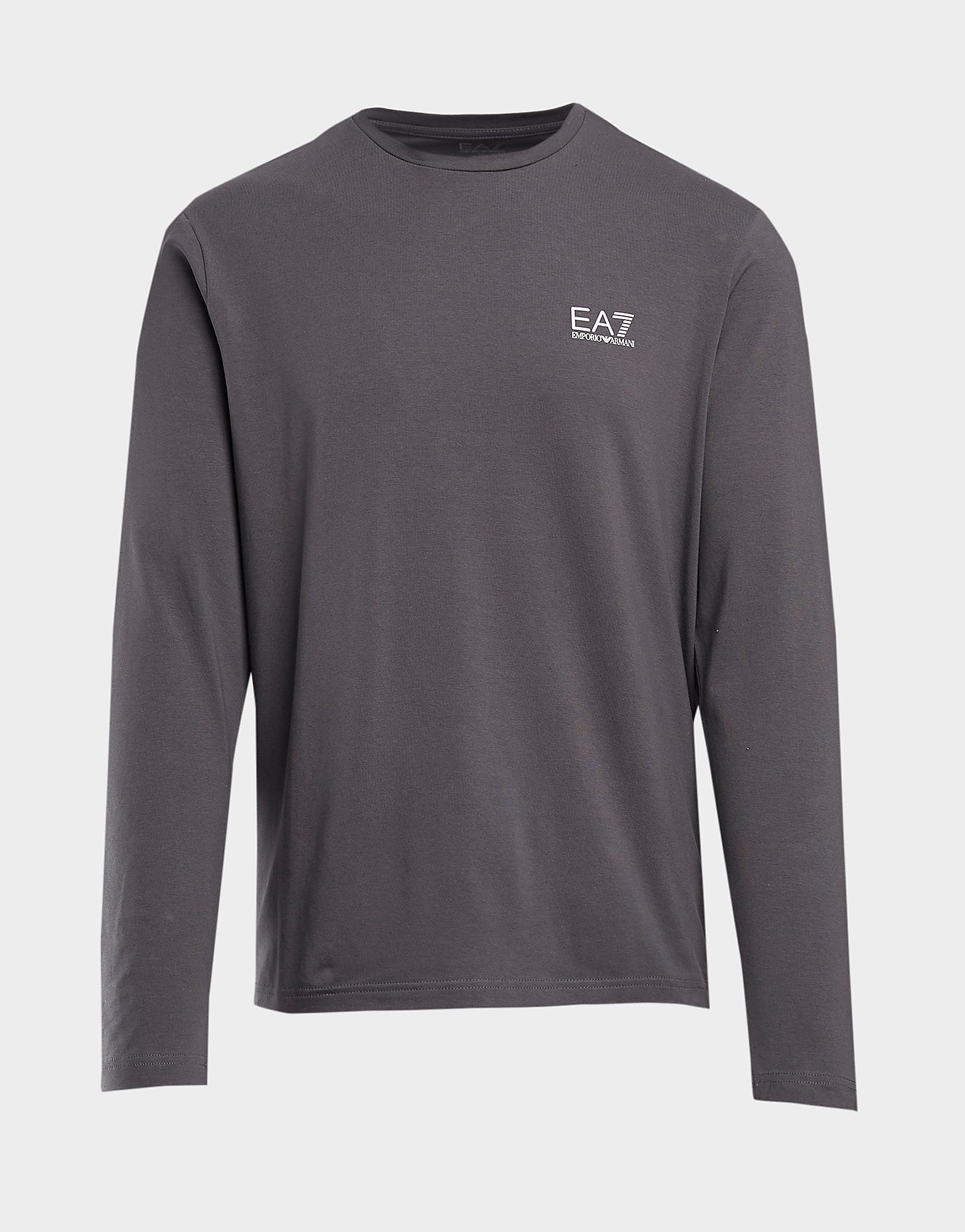 Emporio Armani EA7 T-Shirt Core Manches Longues Homme - Blanc, Blanc
