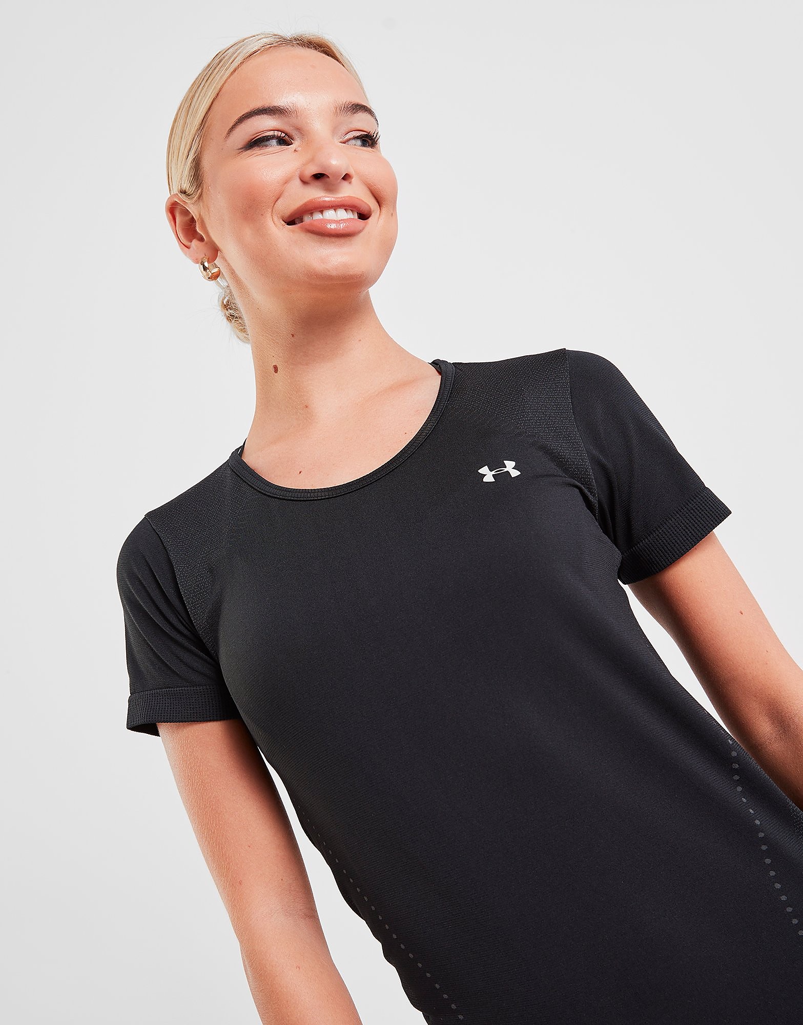 

Under Armour Vanish Seamless Short Sleeve T-Shirt - Black - Womens, Black