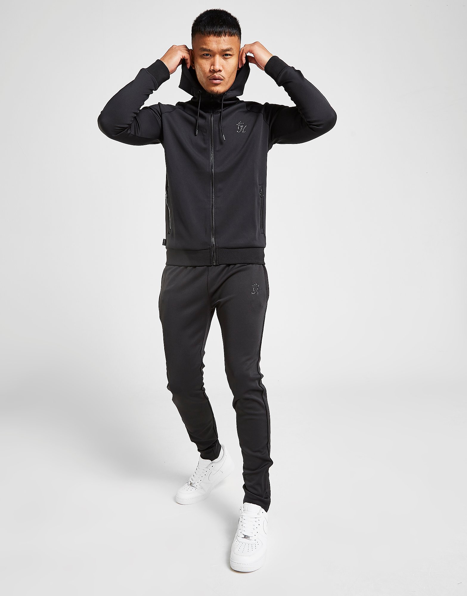 

Gym King Core Zip Through Poly Tracksuit - Black - Mens, Black