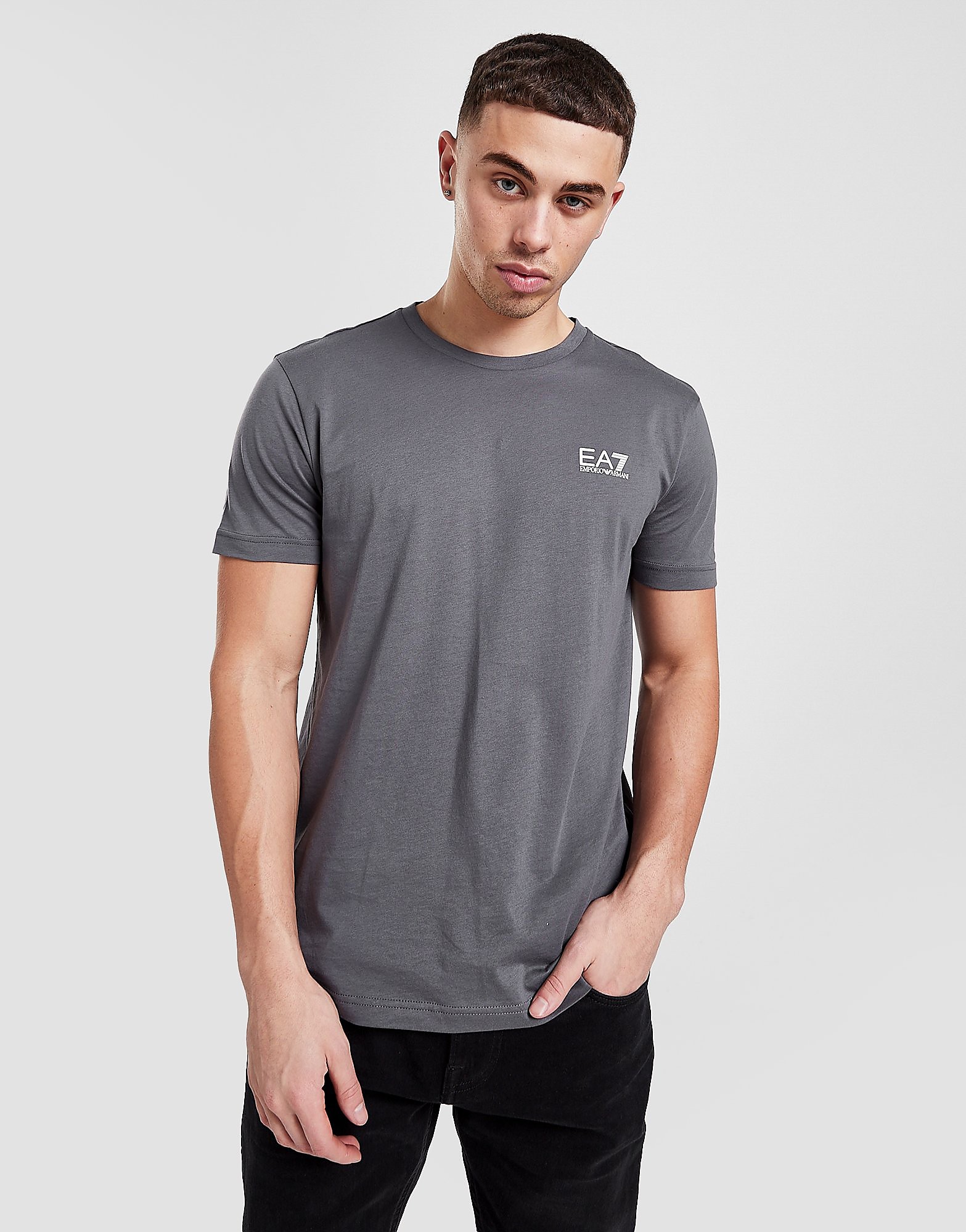 

Emporio Armani EA7 Core ID T-Shirt - Grey/Iron - Mens, Grey/Iron