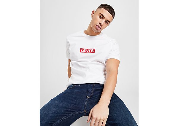 Levis T-shirt Box Tab Homme - White, White