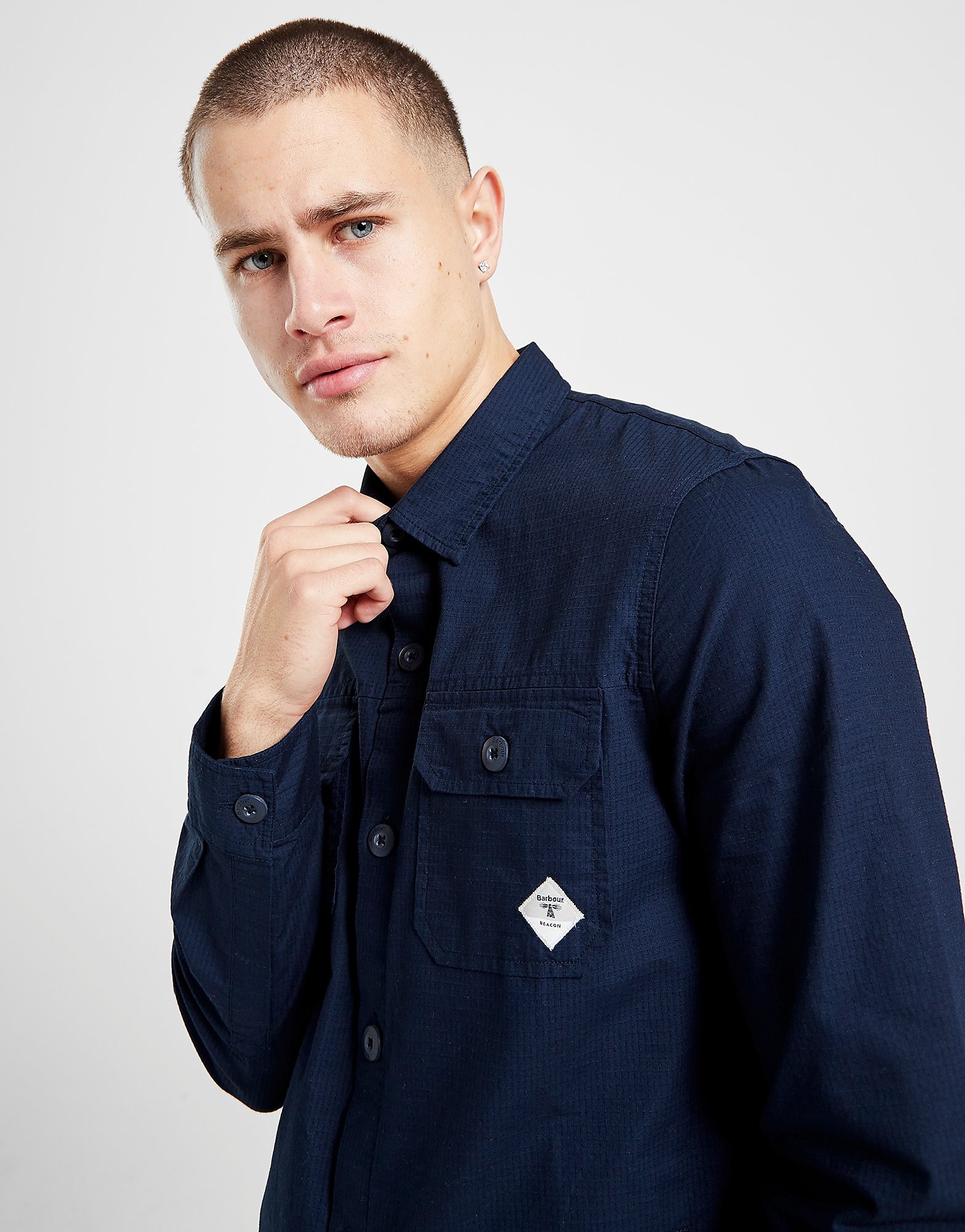 

Barbour Beacon Ripstop Overshirt - Navy/Navy - Mens, Navy/Navy