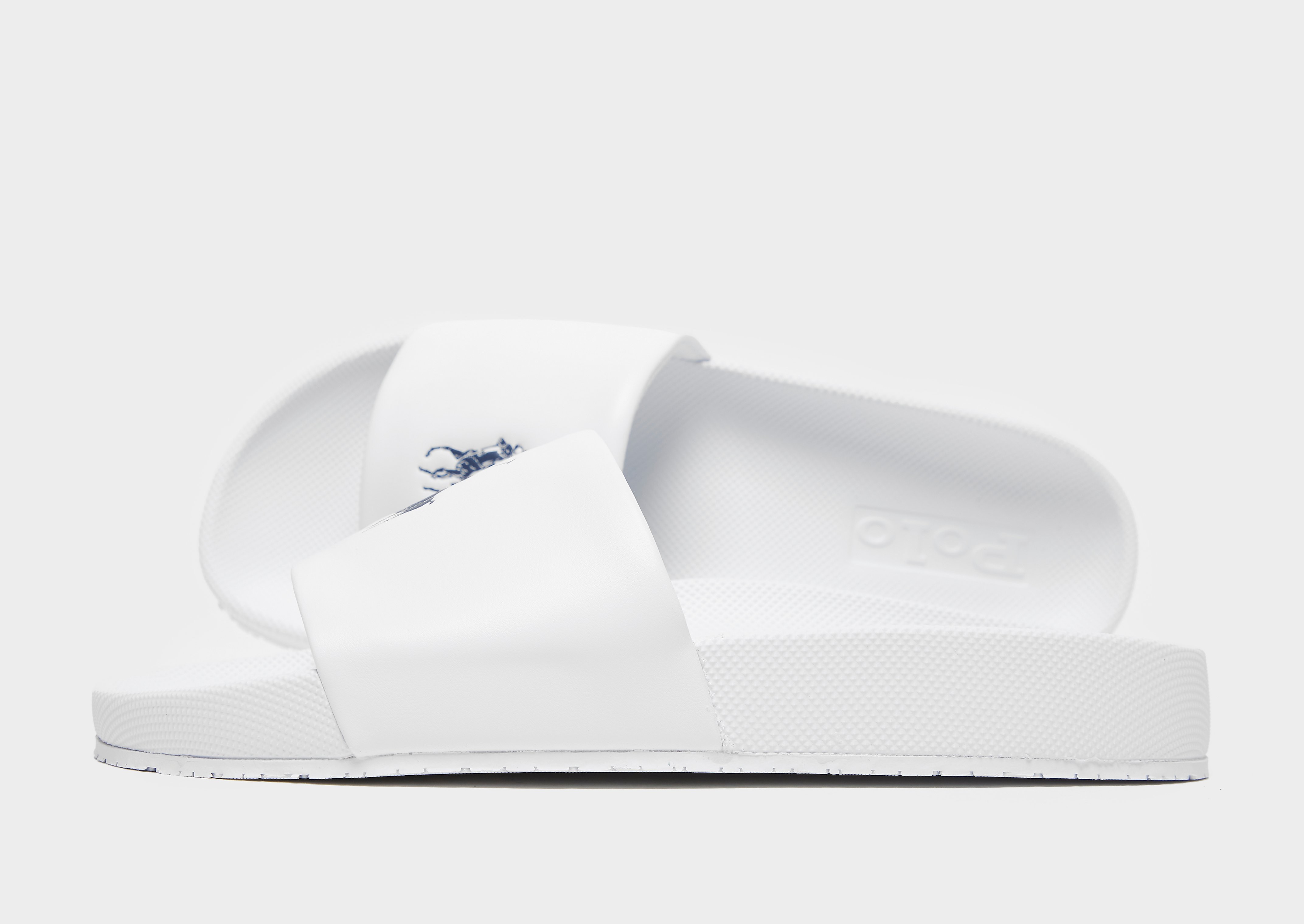 

Polo Ralph Lauren Cayson Slides - White - Mens, White