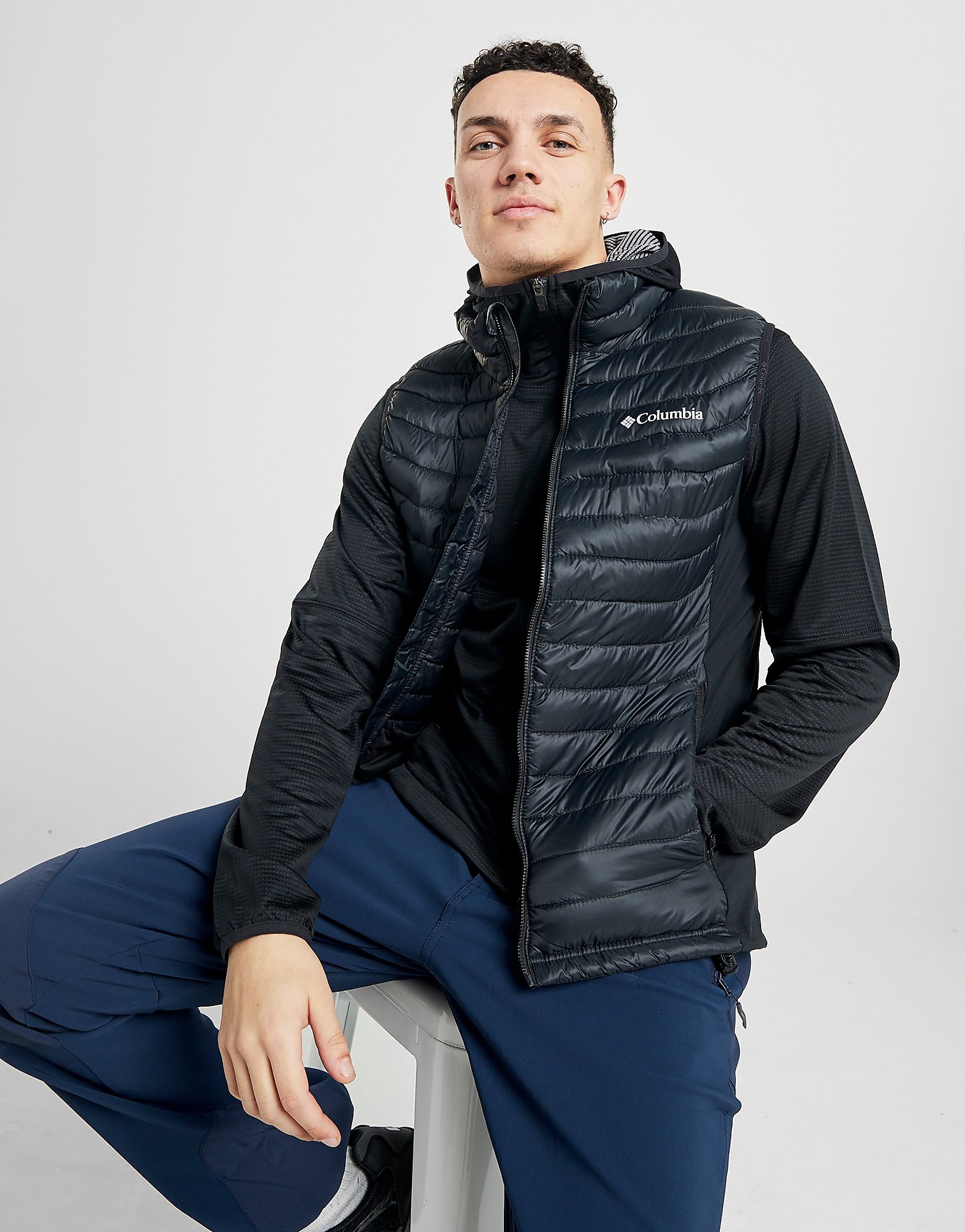

Columbia Powder Pass Gilet - Black - Mens, Black