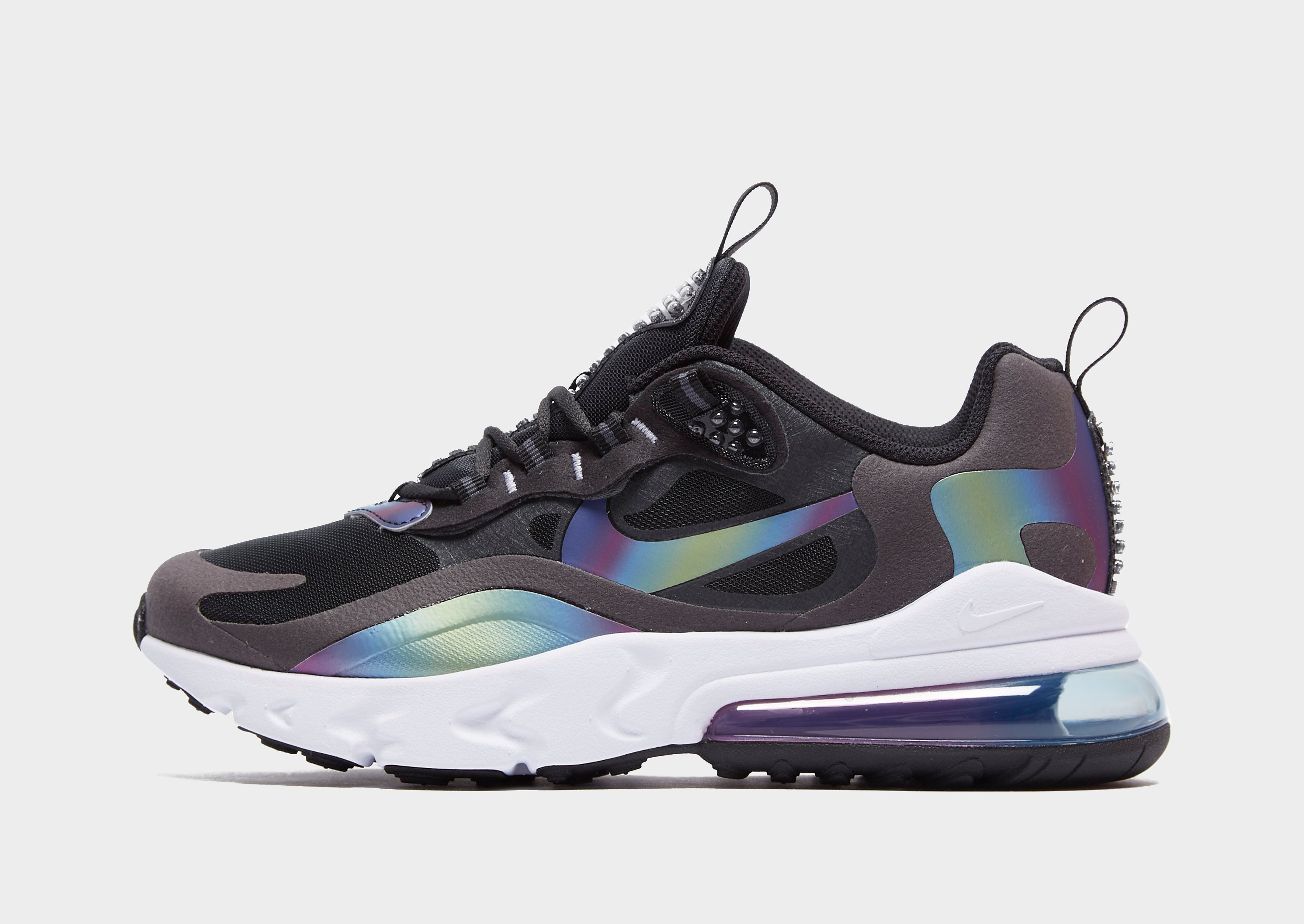 Nike Baskets Air Max 270 React Junior - Noir, Noir