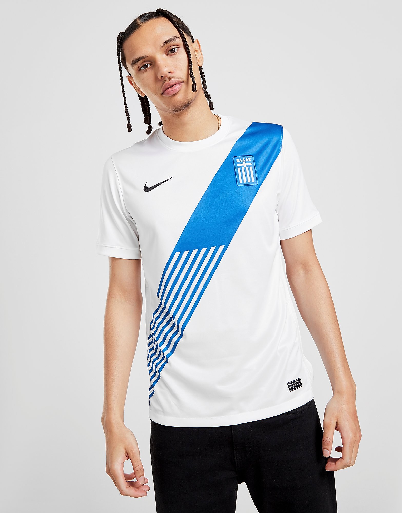

Nike Greece 2020/21 Home Shirt - White - Mens, White