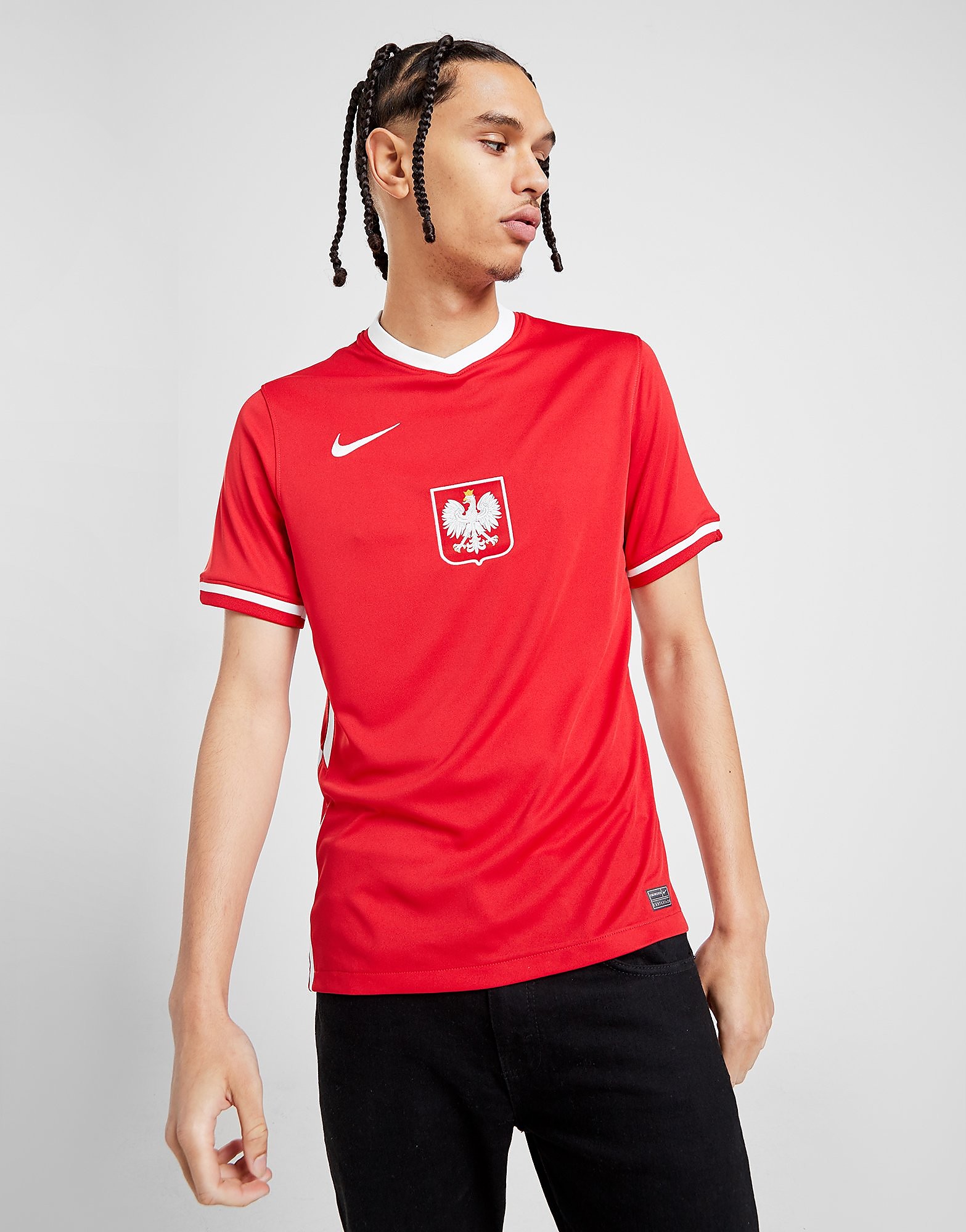 

Nike Poland 2020/21 Away Shirt - Sport Red/White - Mens, Sport Red/White