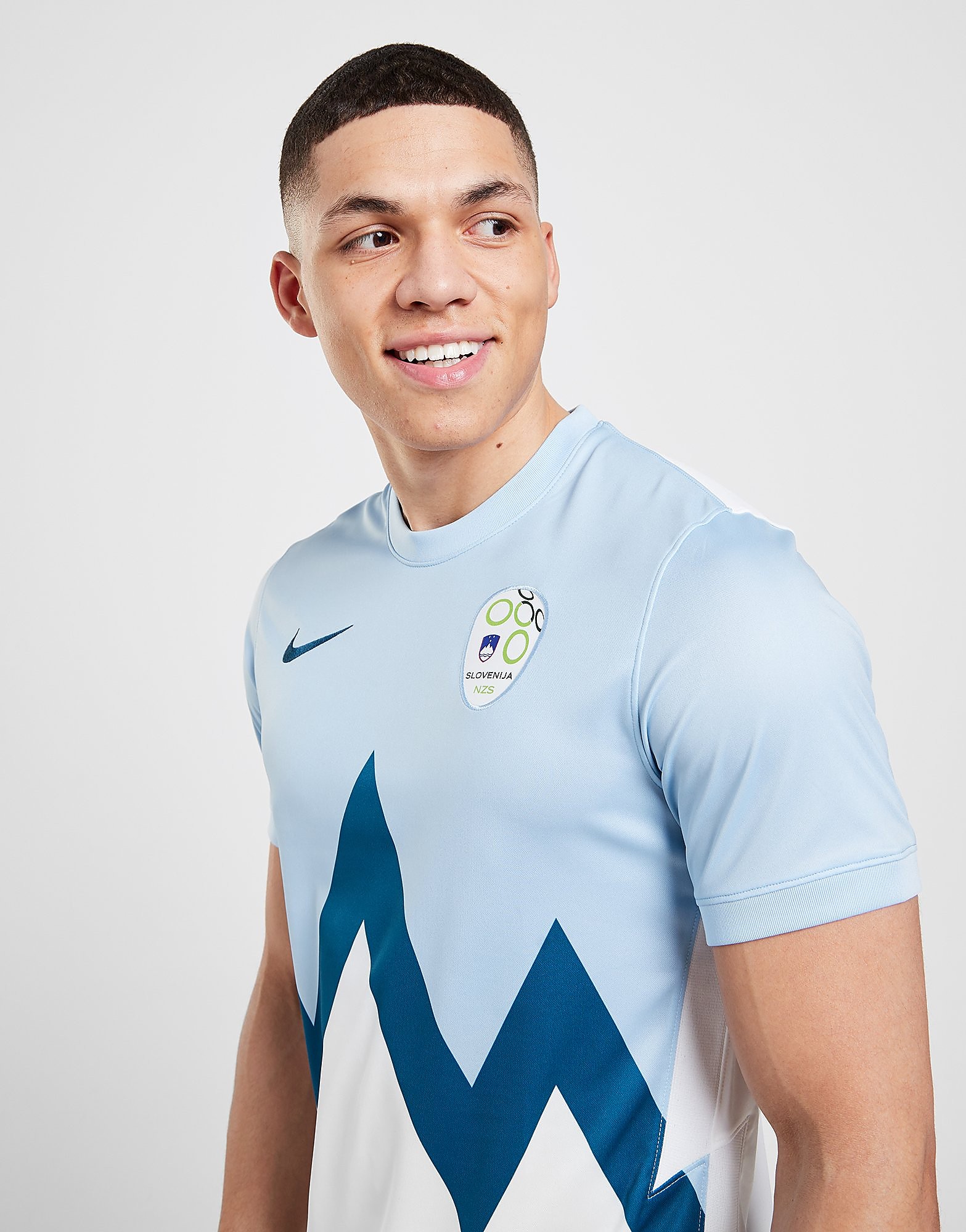 

Nike Slovenia 2020/21 Home Shirt - Blue - Mens, Blue