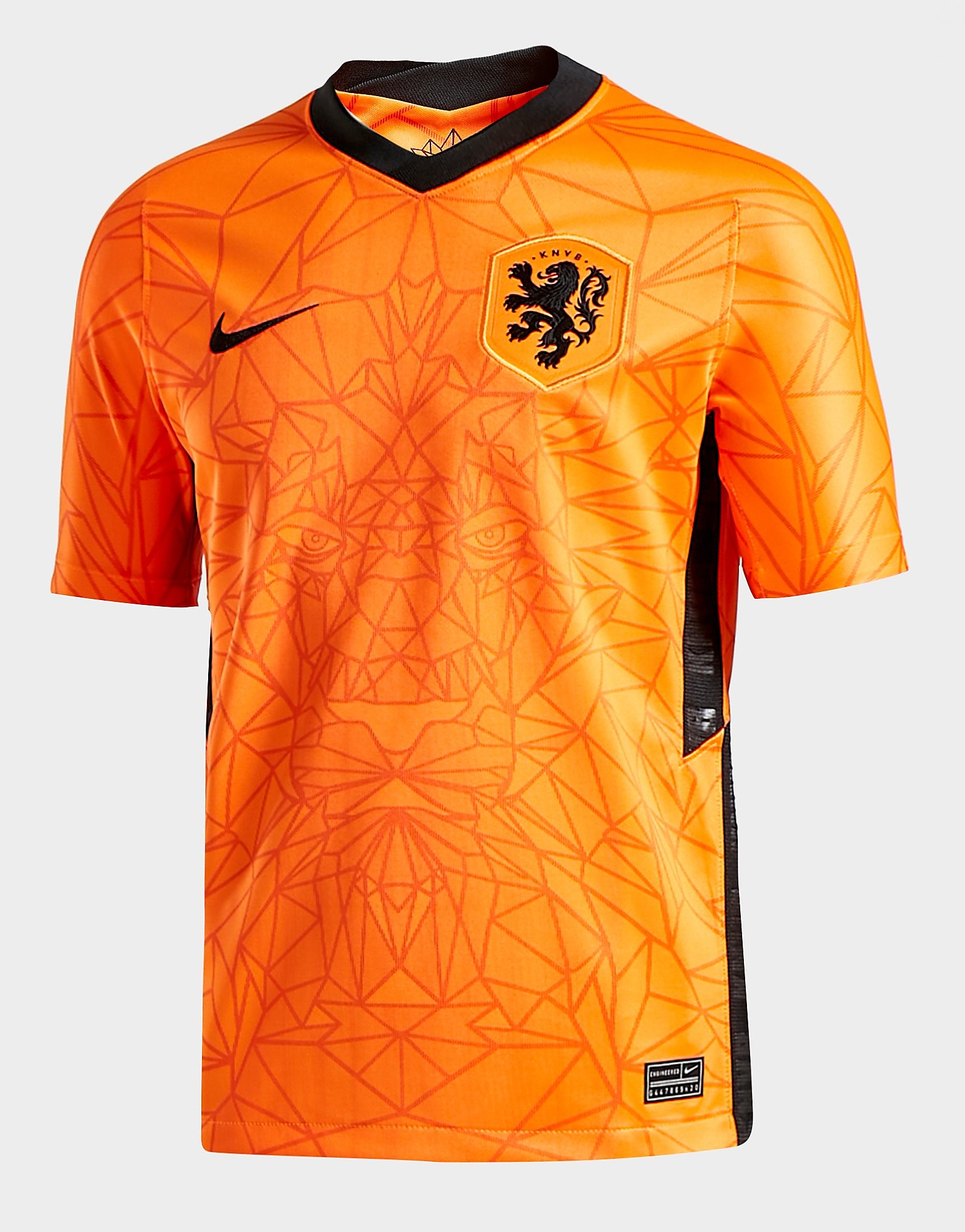 

Nike Netherlands 2020/21 Home Shirt Junior - Safety Orange/Black - Kids, Safety Orange/Black