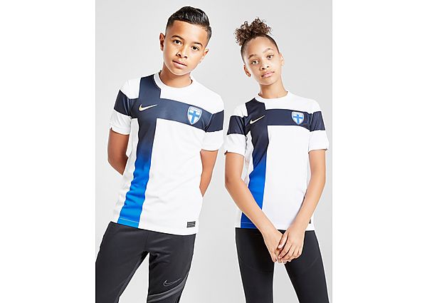 Nike Maillot Domicile Finlande 2020 Junior - White/Truly Gold, White/Truly Gold