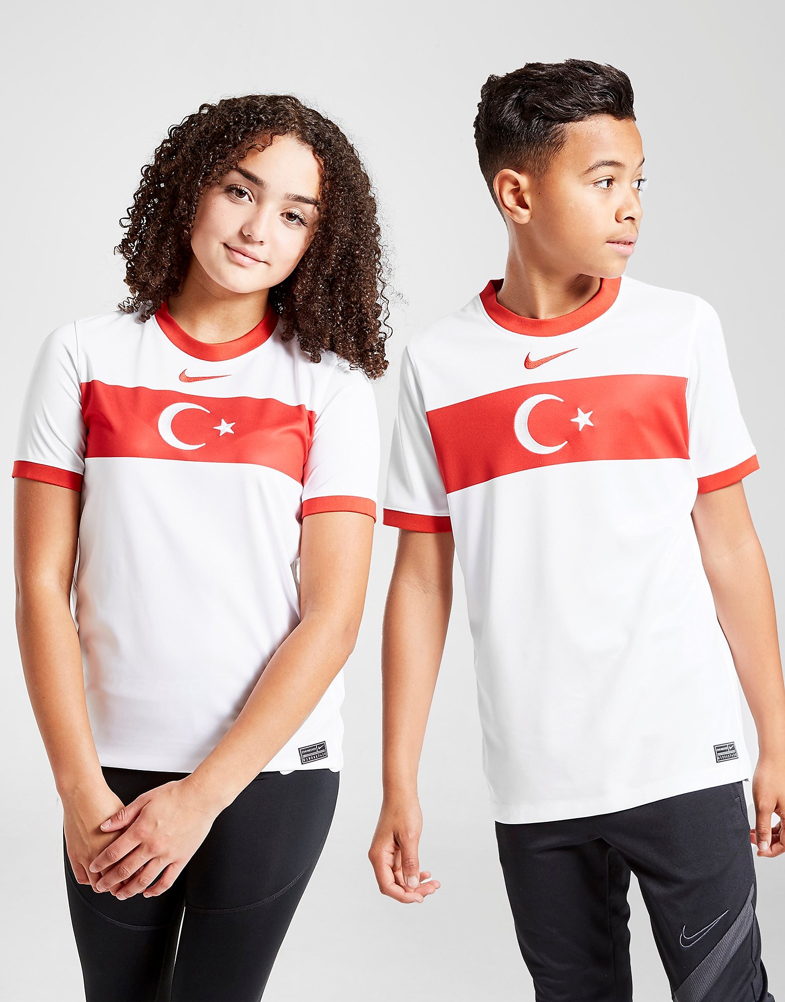 

Nike Turkey 2020/21 Home Shirt Junior - White/Sport Red/Sport Red - Kids, White/Sport Red/Sport Red