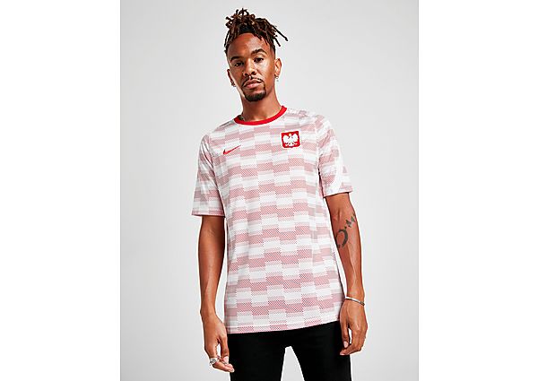 Nike Maillot D'avant-match Pologne Homme - White/White/Sport Red, White/White/Sport Red
