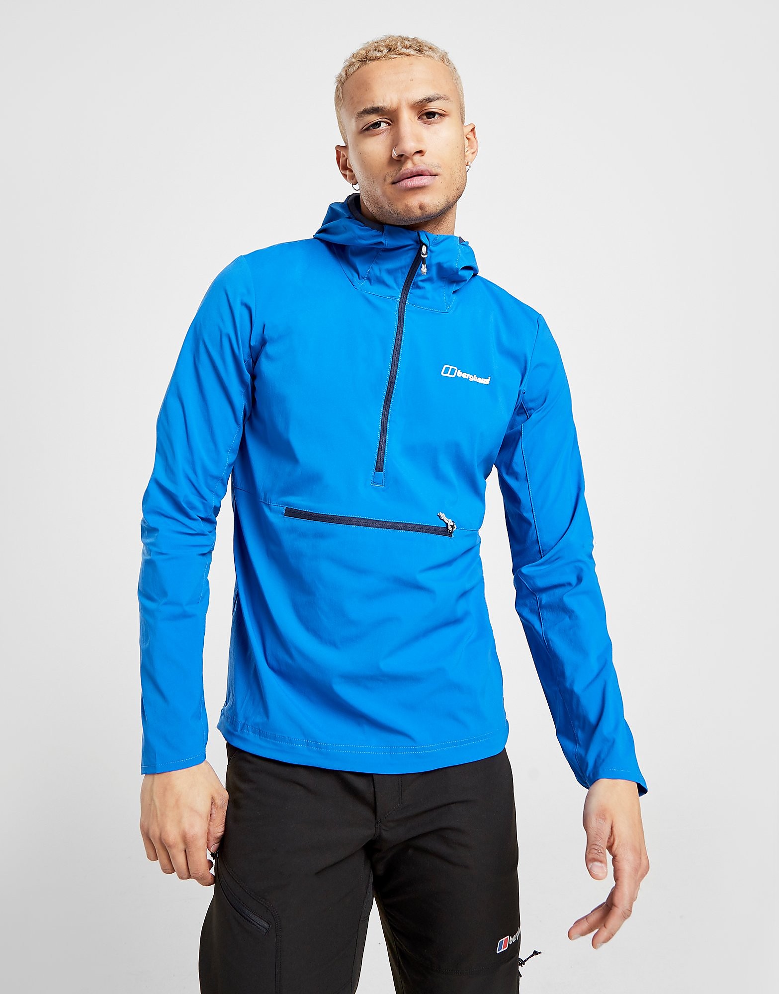 Berghaus Theran Hooded Jacket - Blue - Mens, Blue