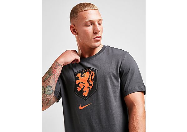 Nike T-Shirt Crest Pays-Bas Homme - Anthracite, Anthracite